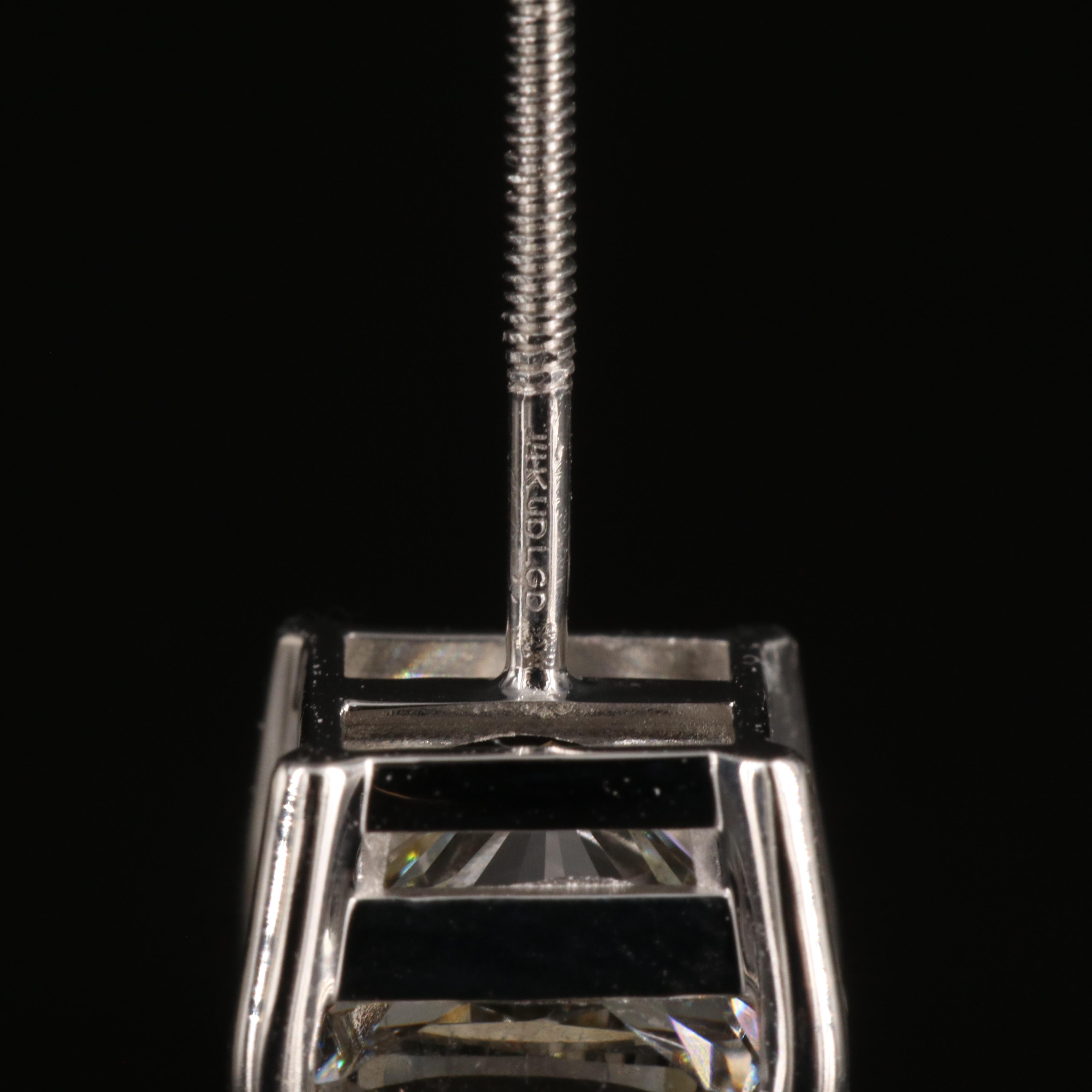 14K 6.10 CTW Lab Grown Diamond Earrings