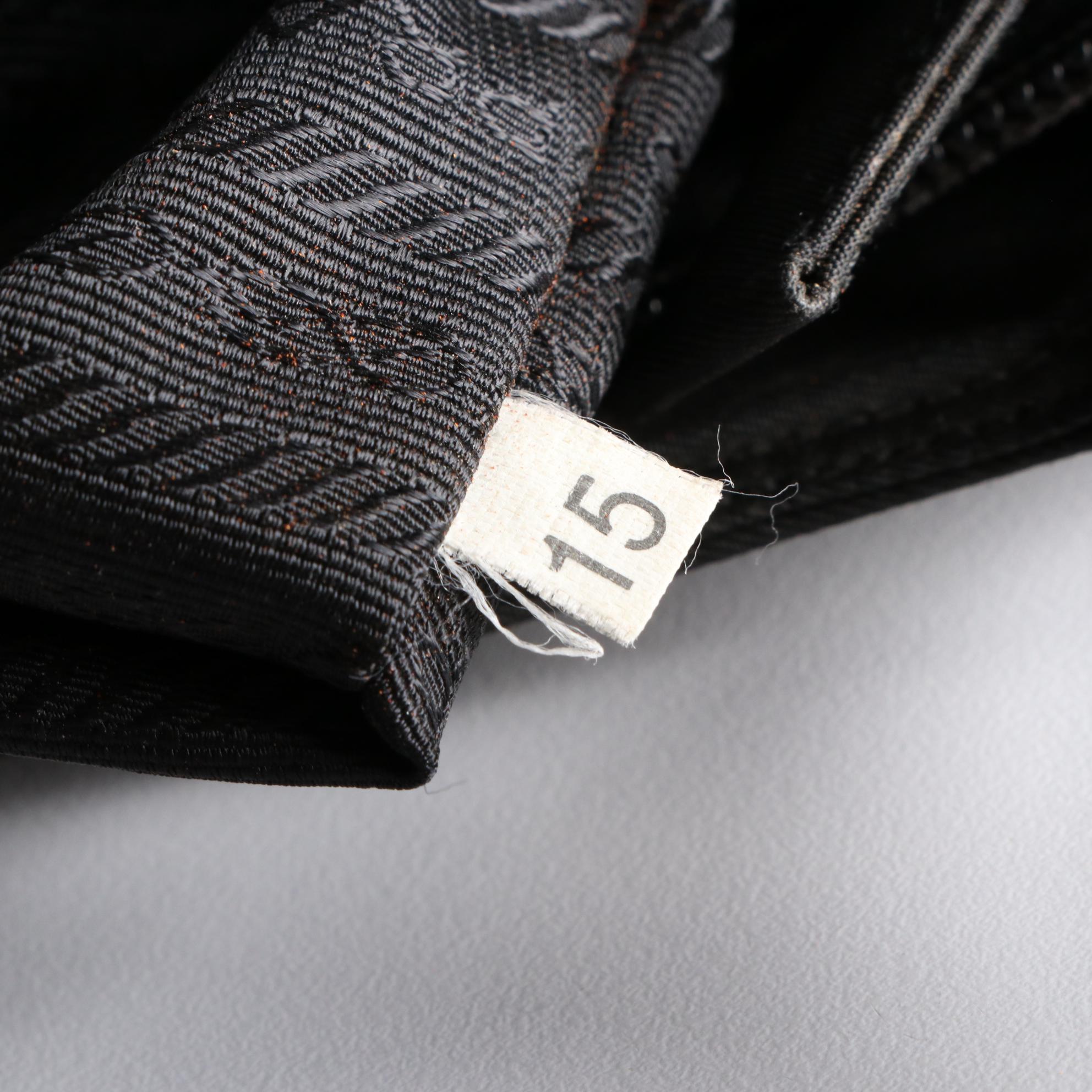 Prada Small Shoulder Tote in Black Tessuto Nylon