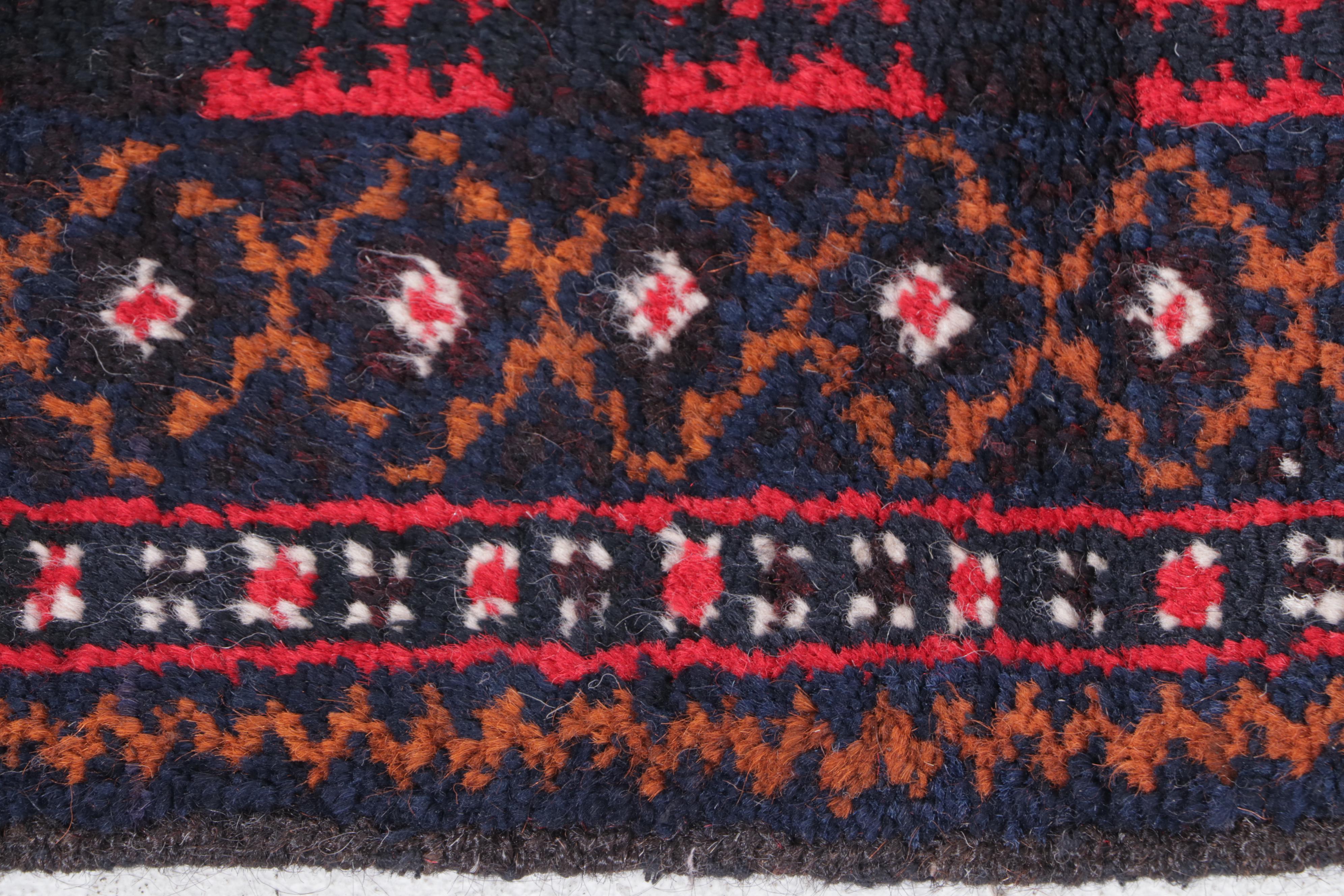 2'6 x 4'5 Hand-Knotted Afghan Baluch Prayer Rug