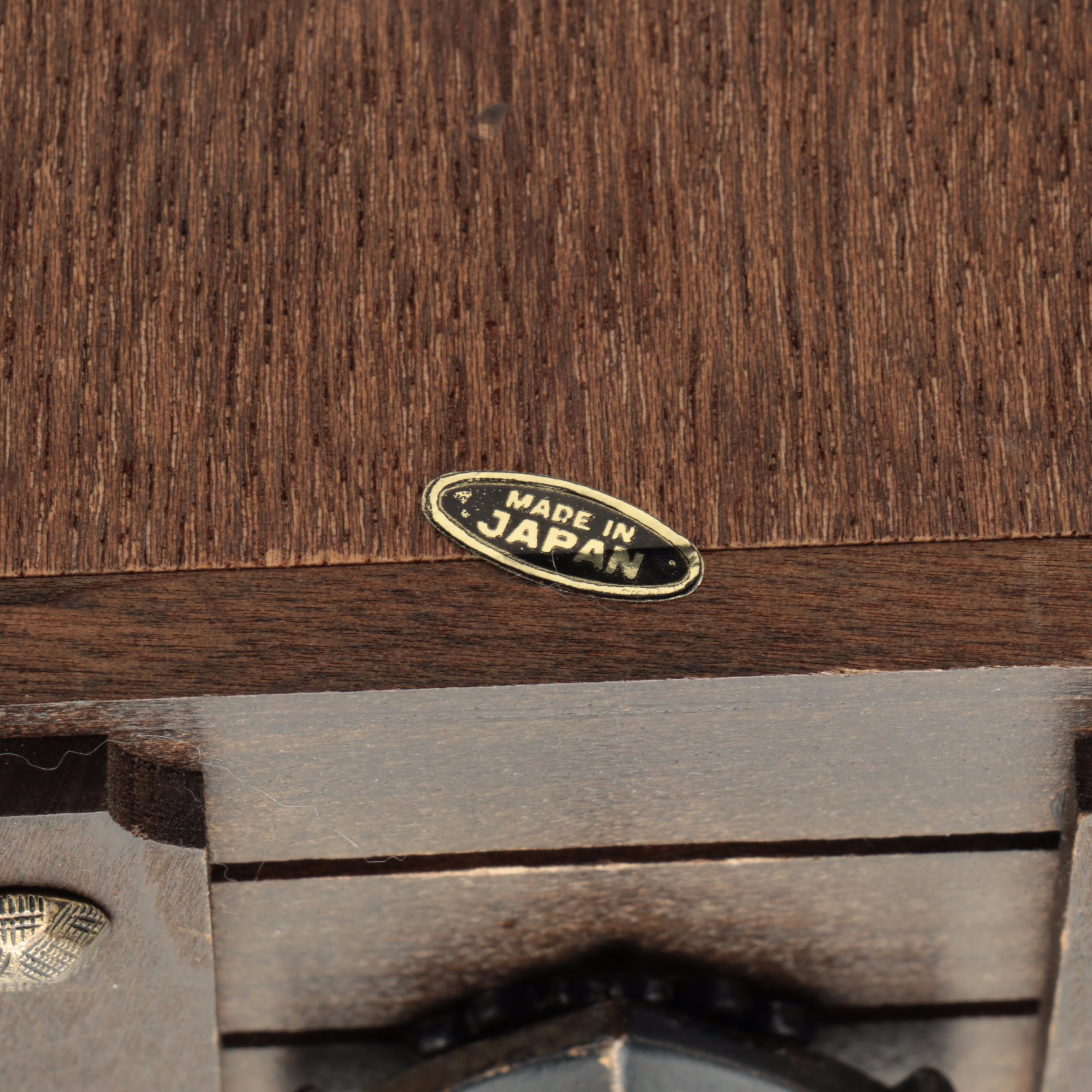 Carved Pine Clamshell Box and Pirate's Chest Jewelry Box