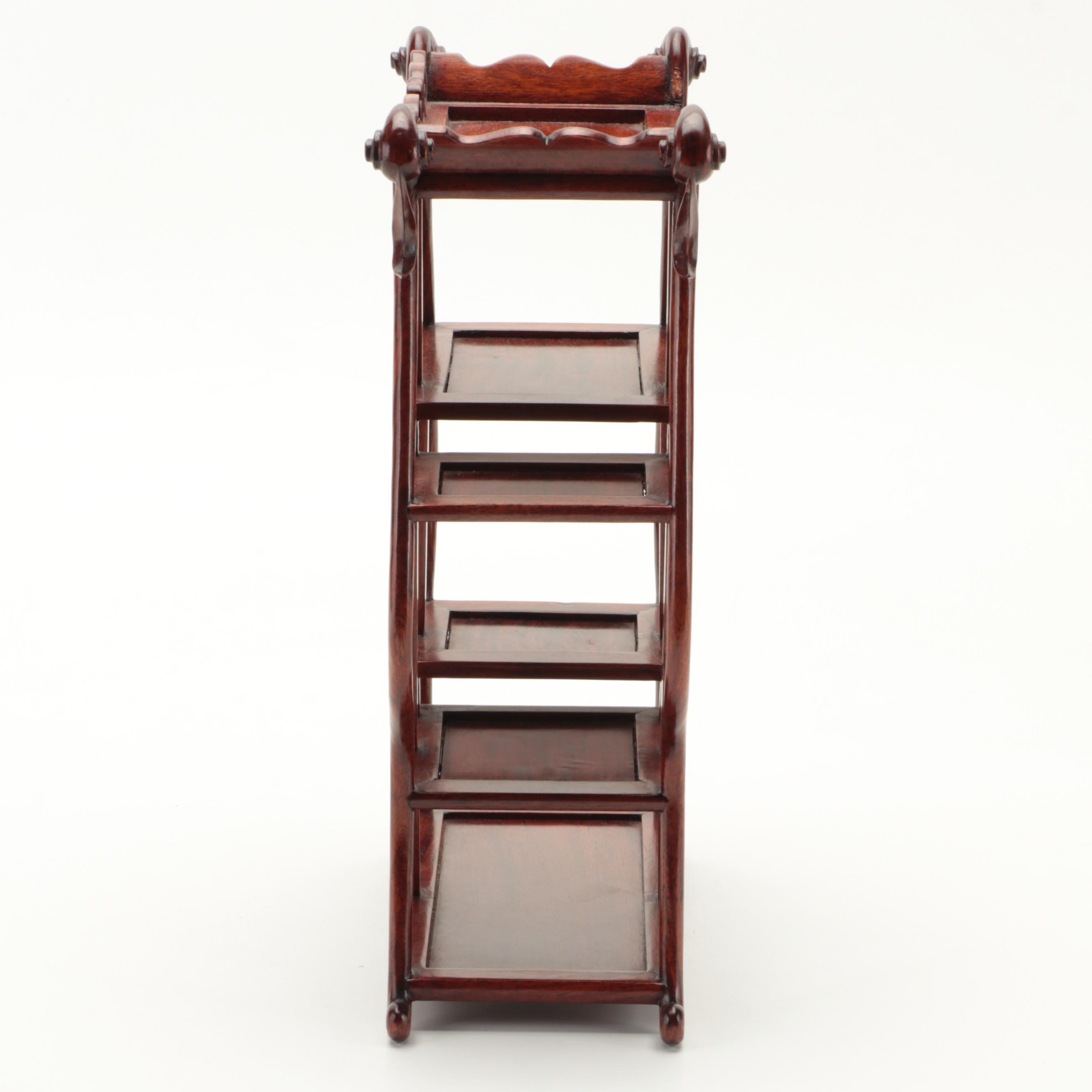 Chinese Rosewood Whatnot Shelf