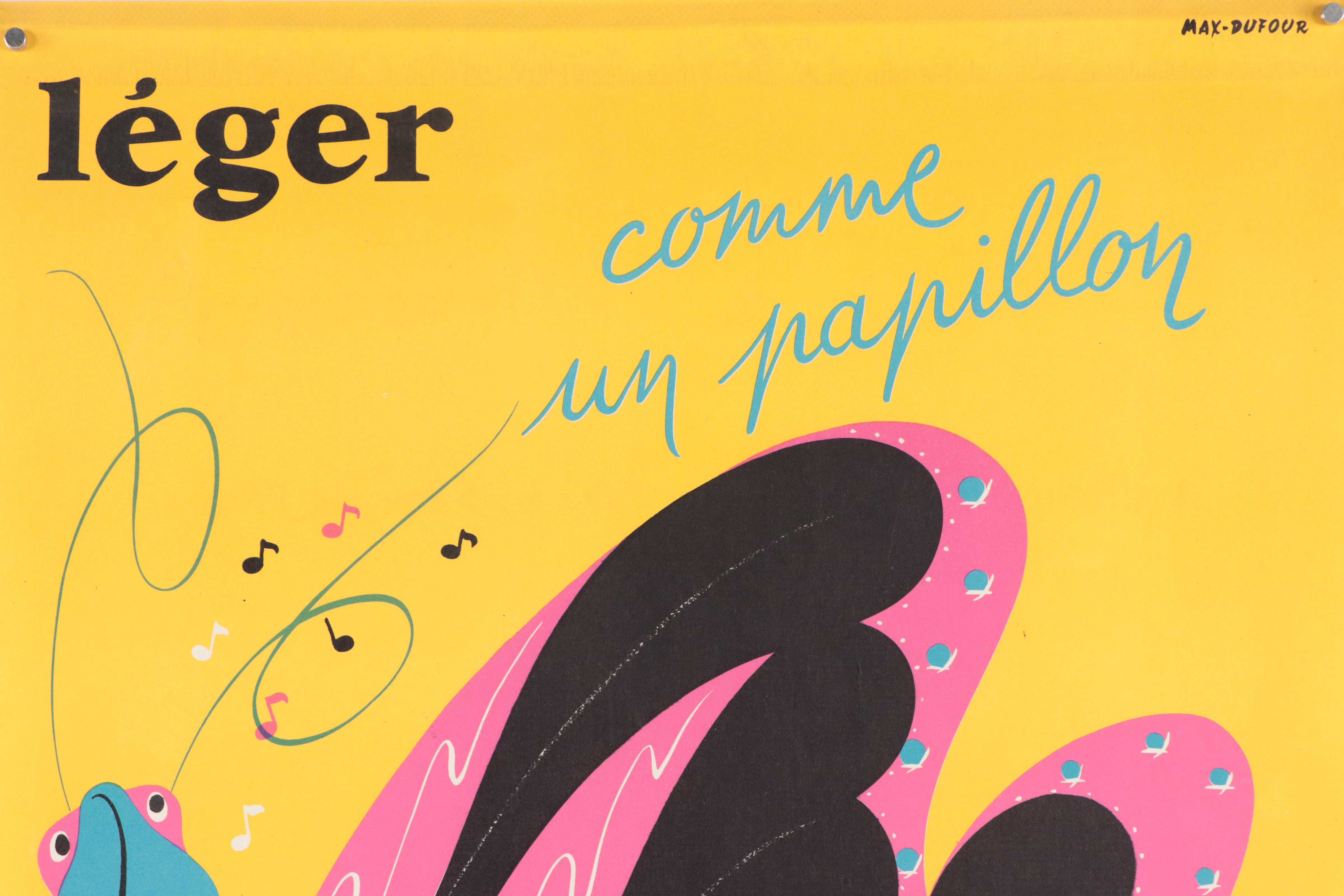 Lithograph Poster After Max Dufour "Loterie Nationale"