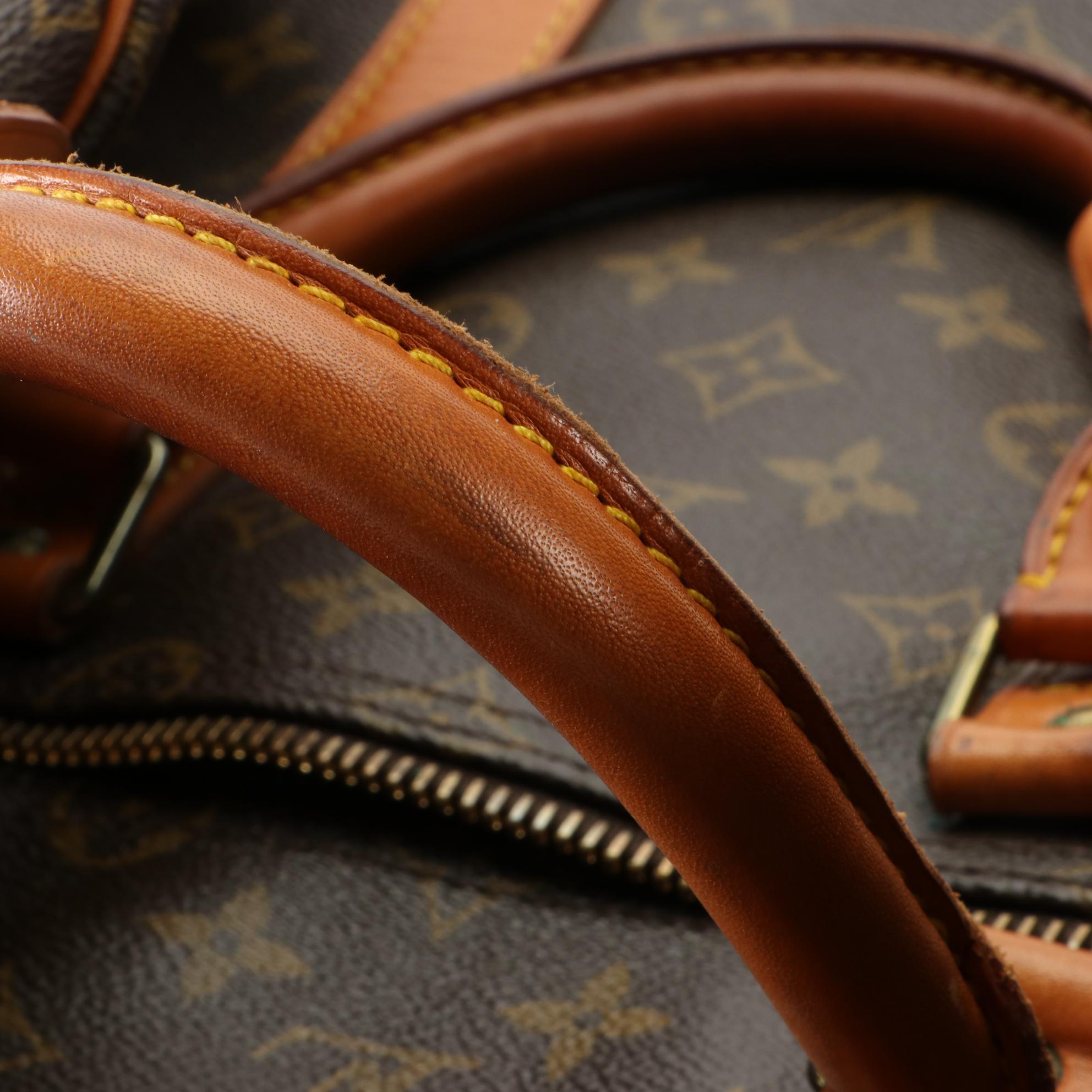 Louis Vuitton Keepall 55 in Monogram Canvas and Vachetta Leather