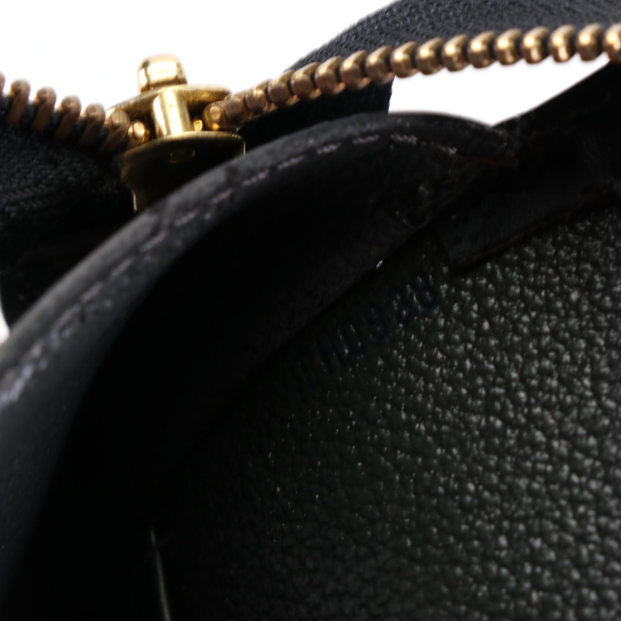 Louis Vuitton Riviera Top Handle Bag in Black Epi Leather