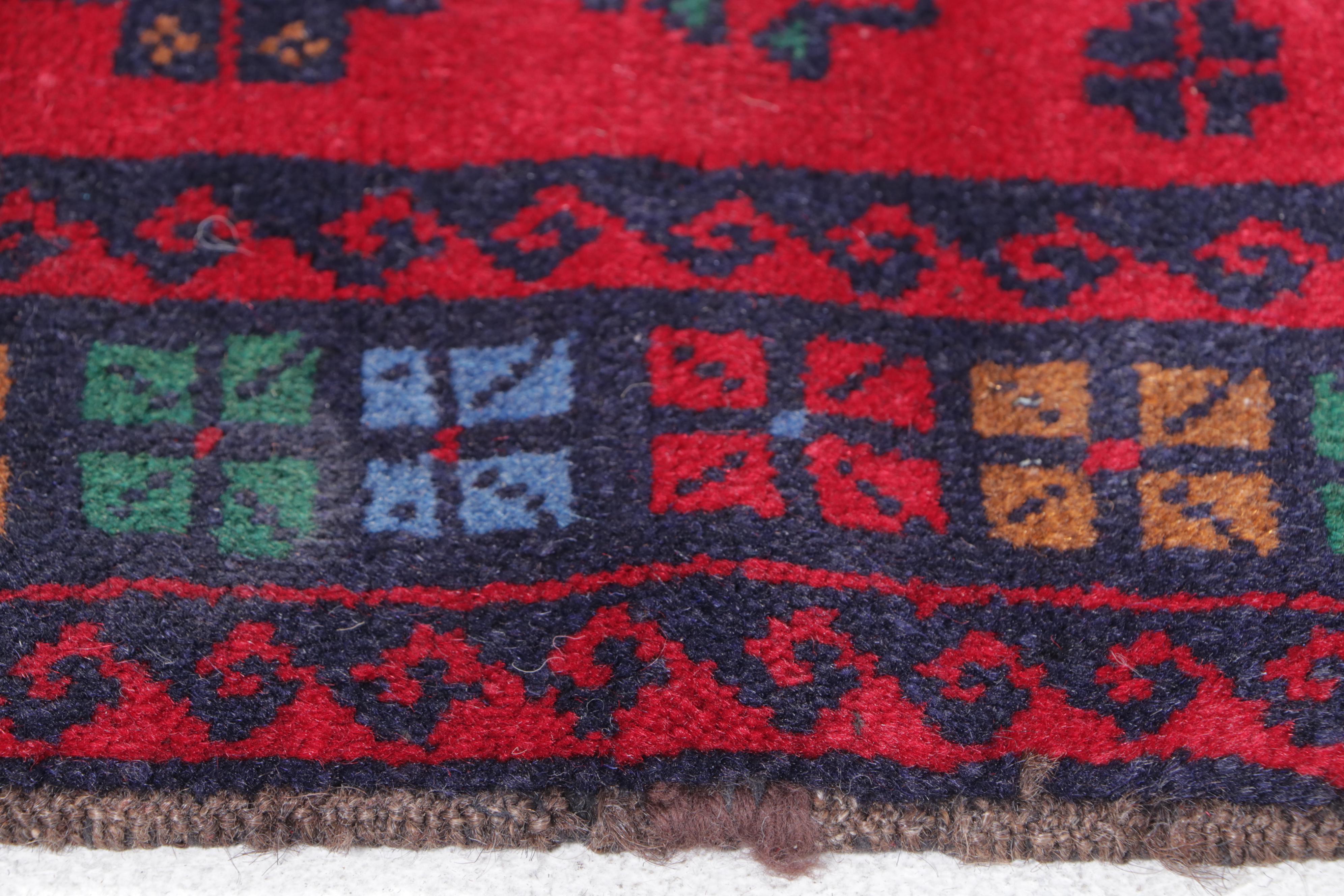 2'10 x 4'11 Hand-Knotted Afghan Taimani Accent Rug