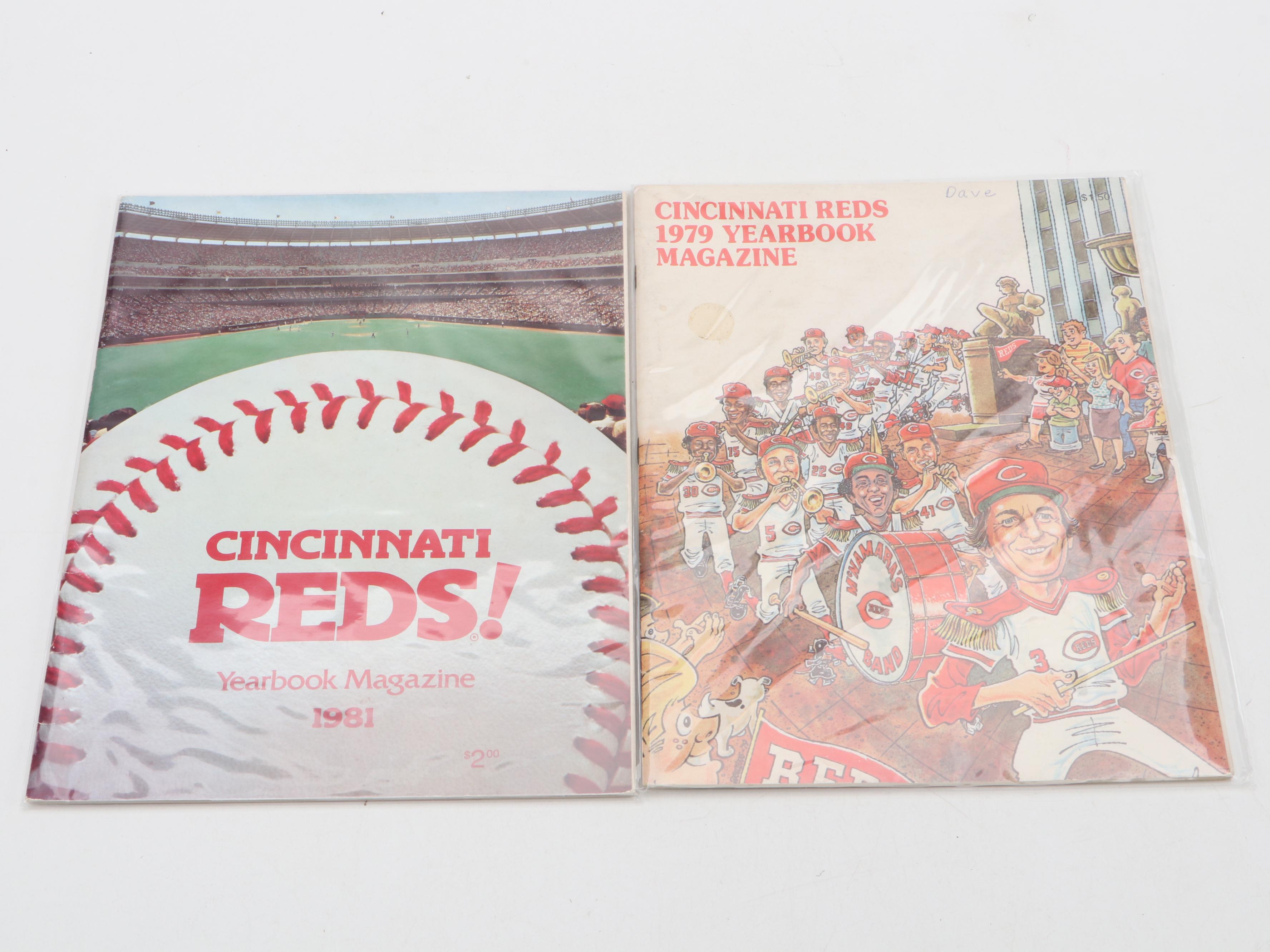Cincinnati Reds 1975 World Series Ticket, Pennant, Facsimile Baseballs and More