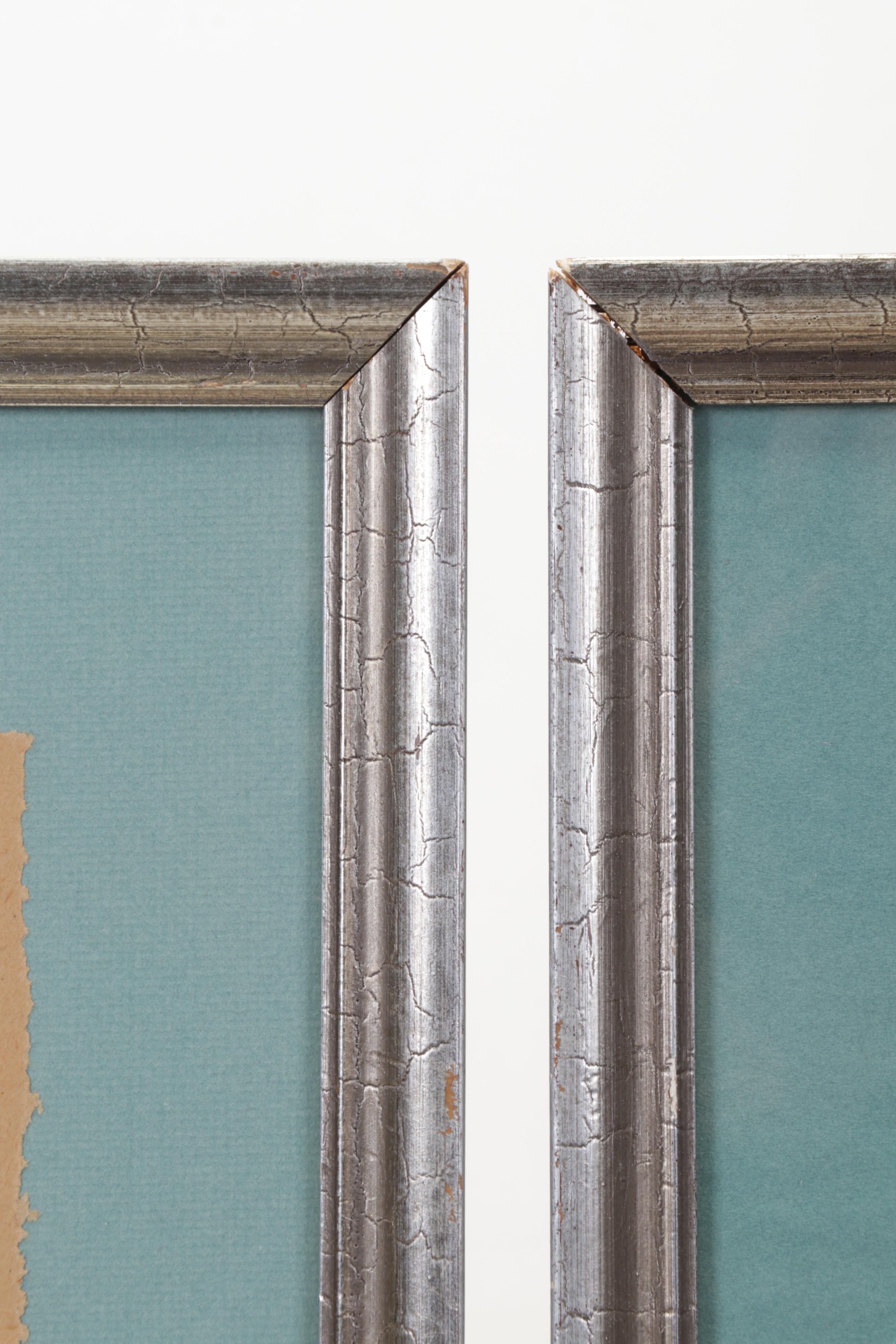 Ted De Grazia Hand-Colored Lithographs of Kneeling Figures, Circa 1965