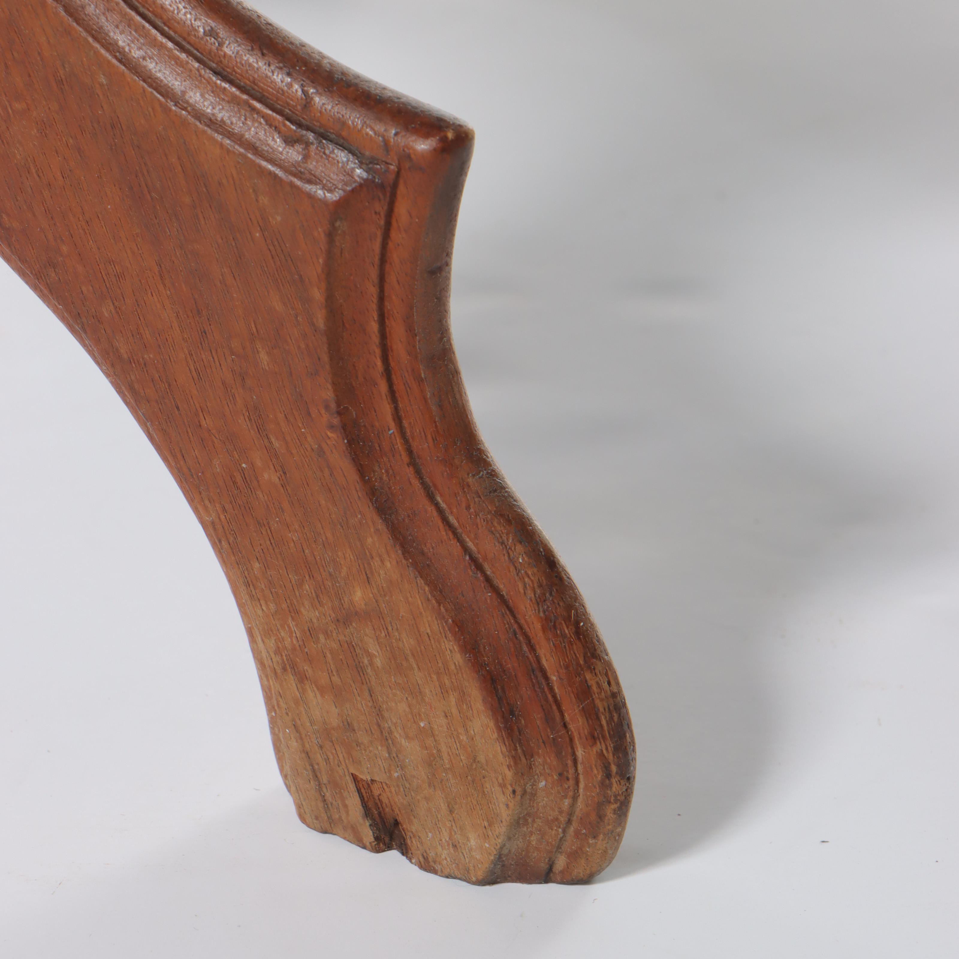 Victorian Walnut Side Table, Late 19th Century