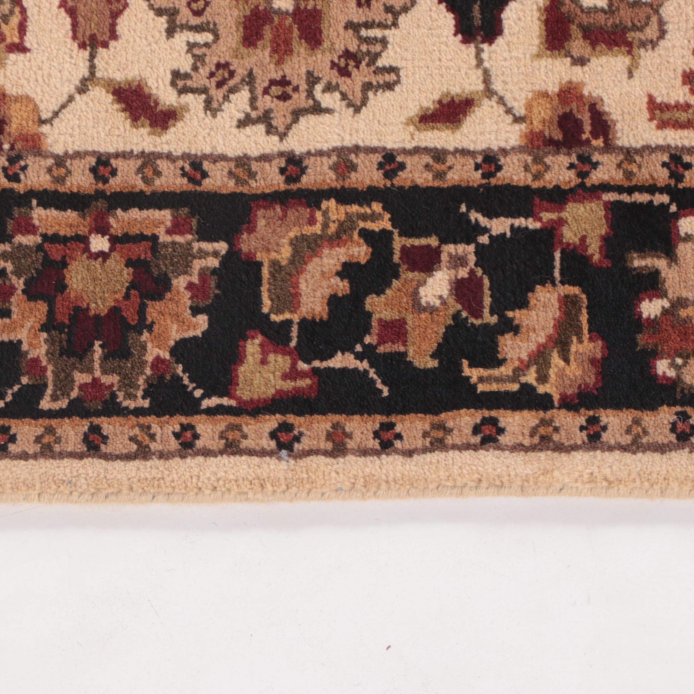 2'6 x 10'3 Hand-Knotted Indian Agra Carpet Runner