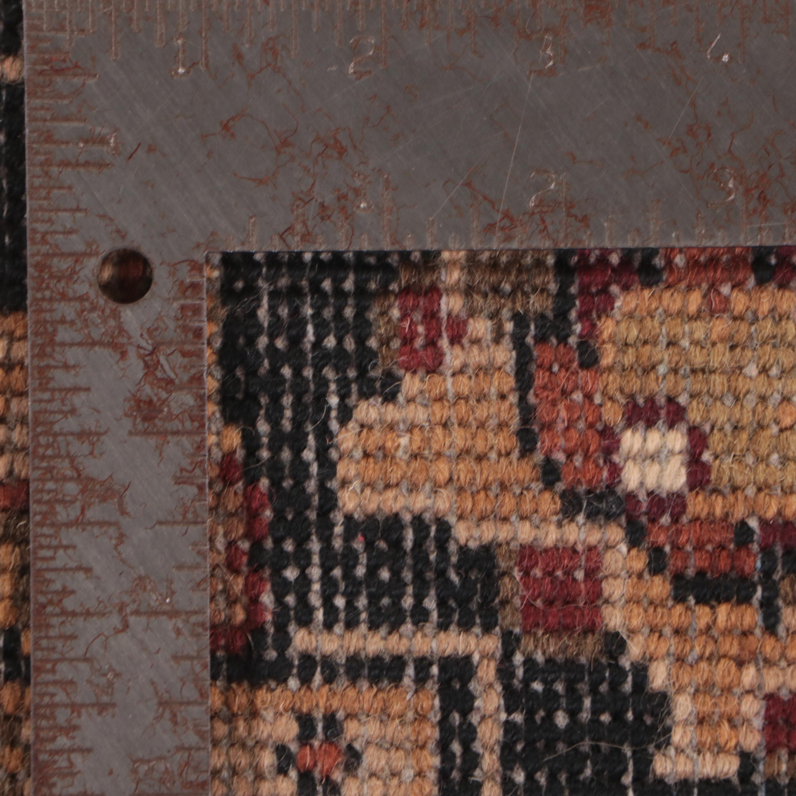 2'6 x 10'3 Hand-Knotted Indian Agra Carpet Runner