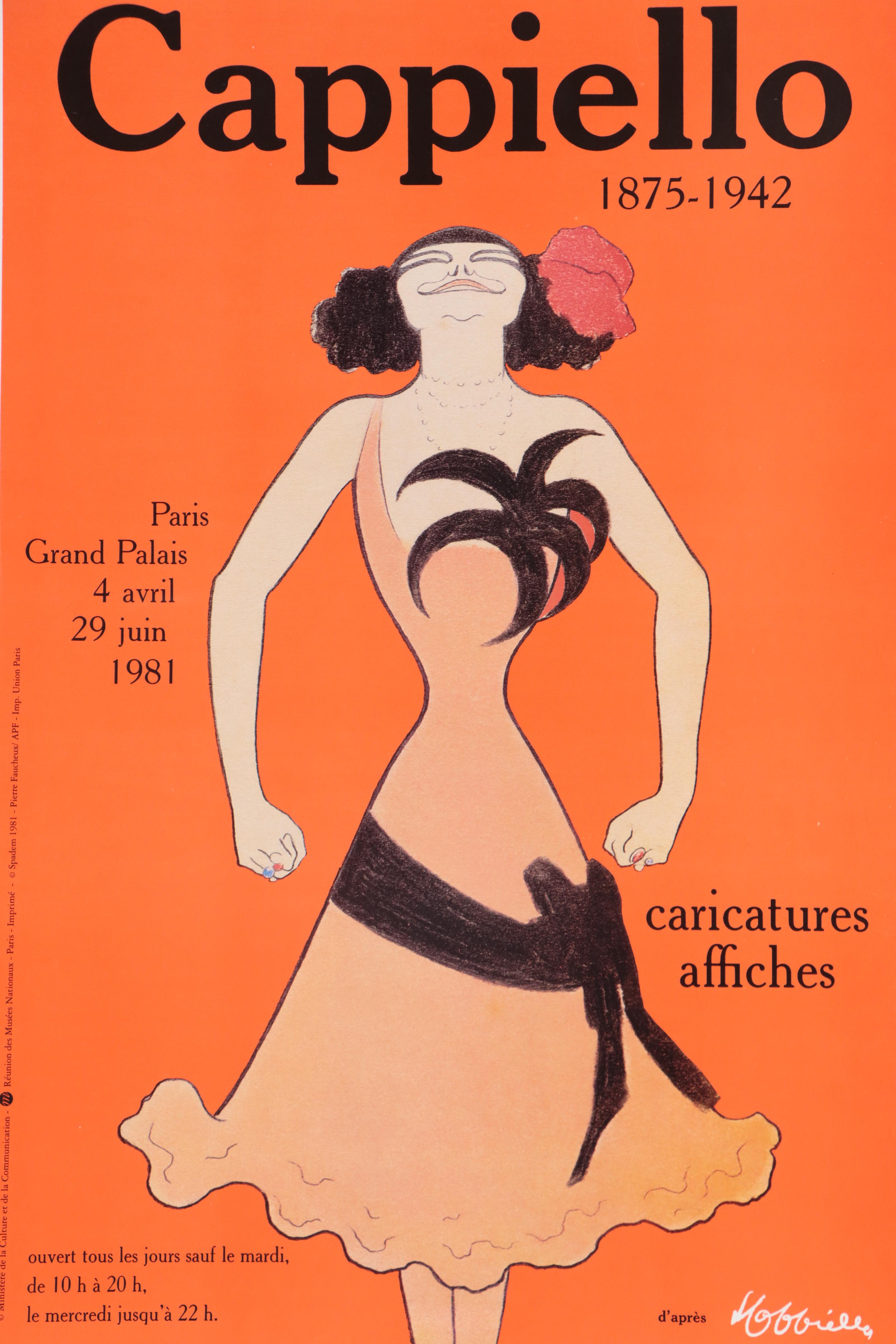 Offset Lithograph Exhibition Poster After Leonetto Cappiello