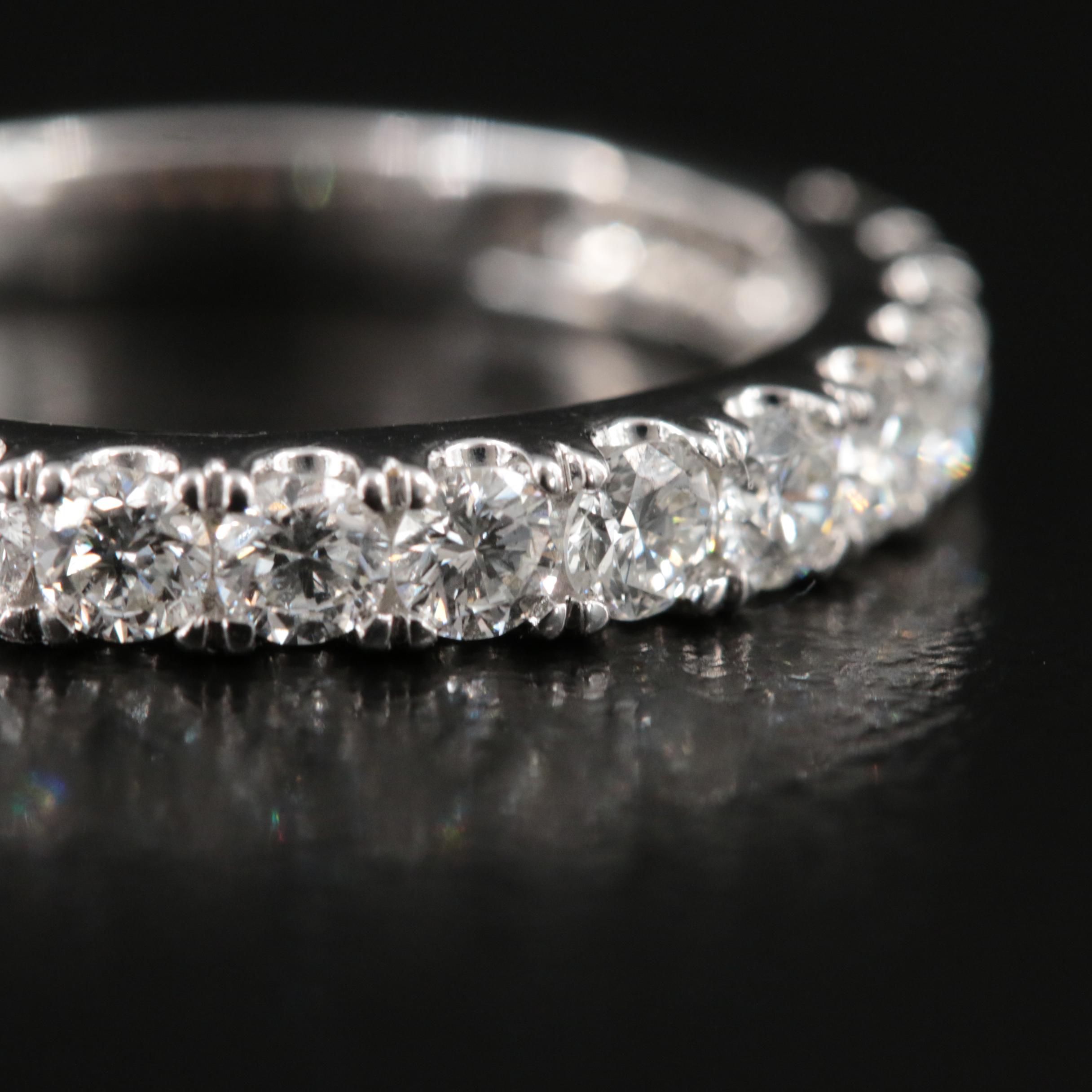 14K 0.87 CTW Lab Grown Diamond Band