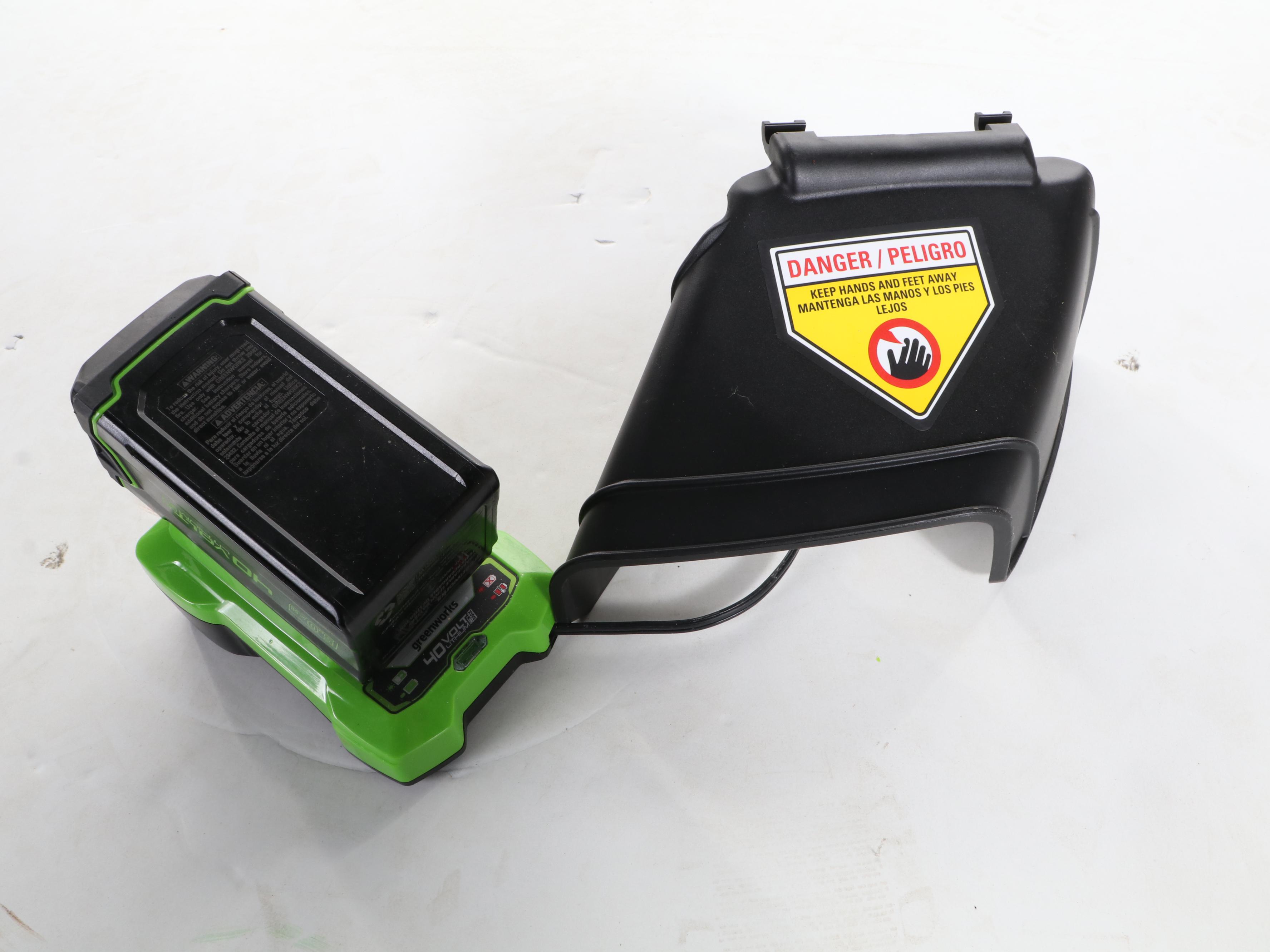 Greenworks 40V Self Propelled Brushless Electric Lawn Mower With String Trimmer