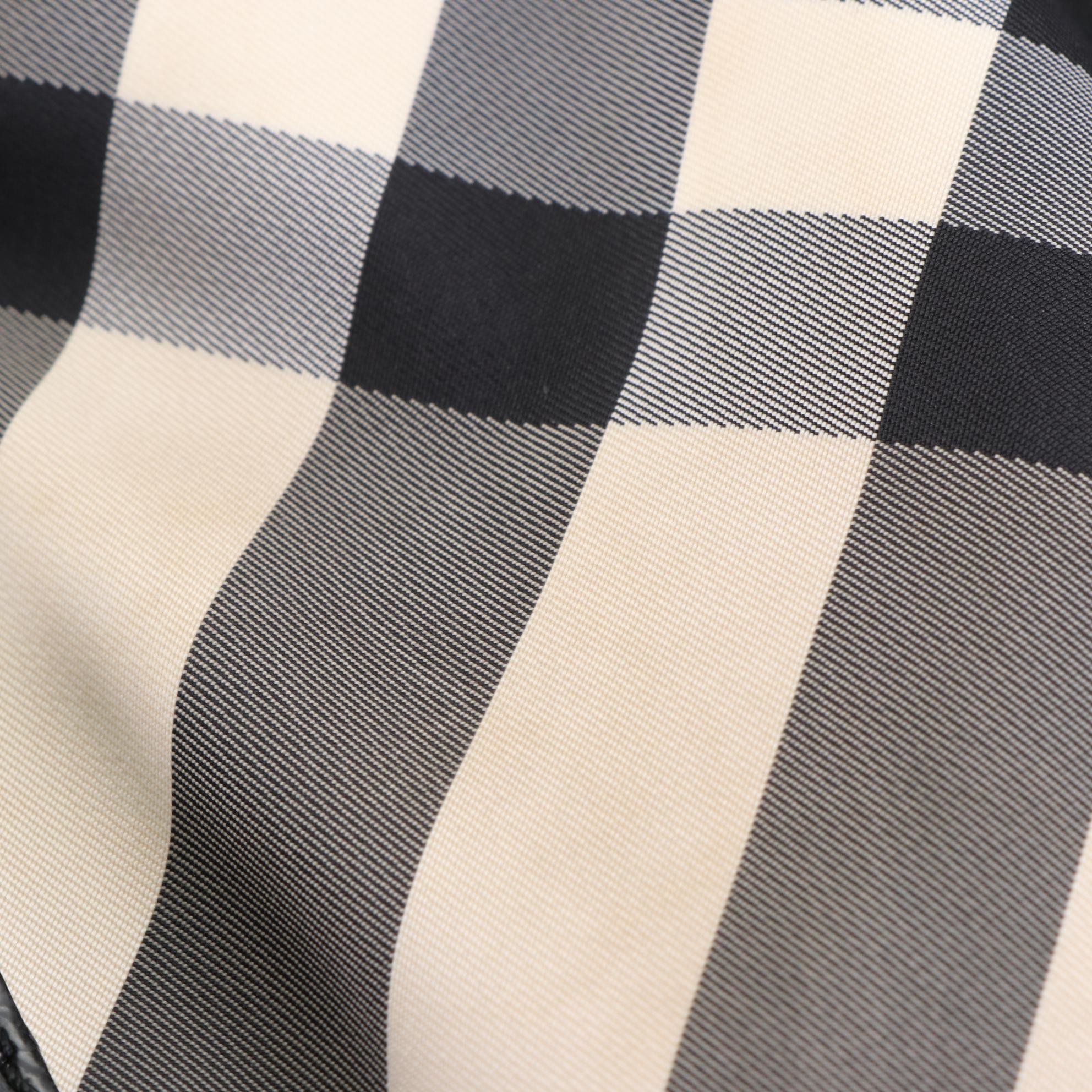 Burberry Tote Bag in Nova Check Nylon Twill and Patent Leather