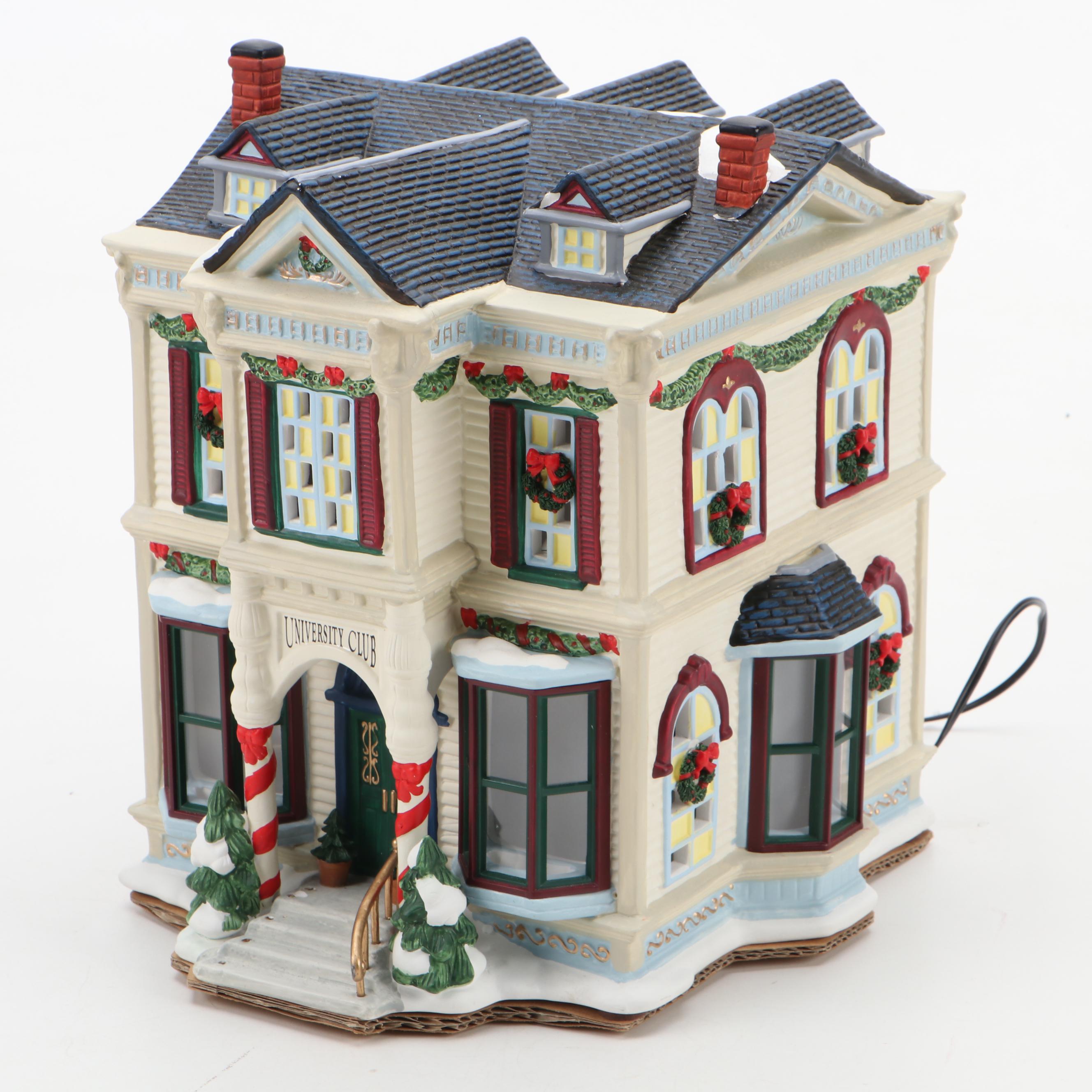 St. Nicholas Square and Other Porcelain Christmas Buildings and Accessories