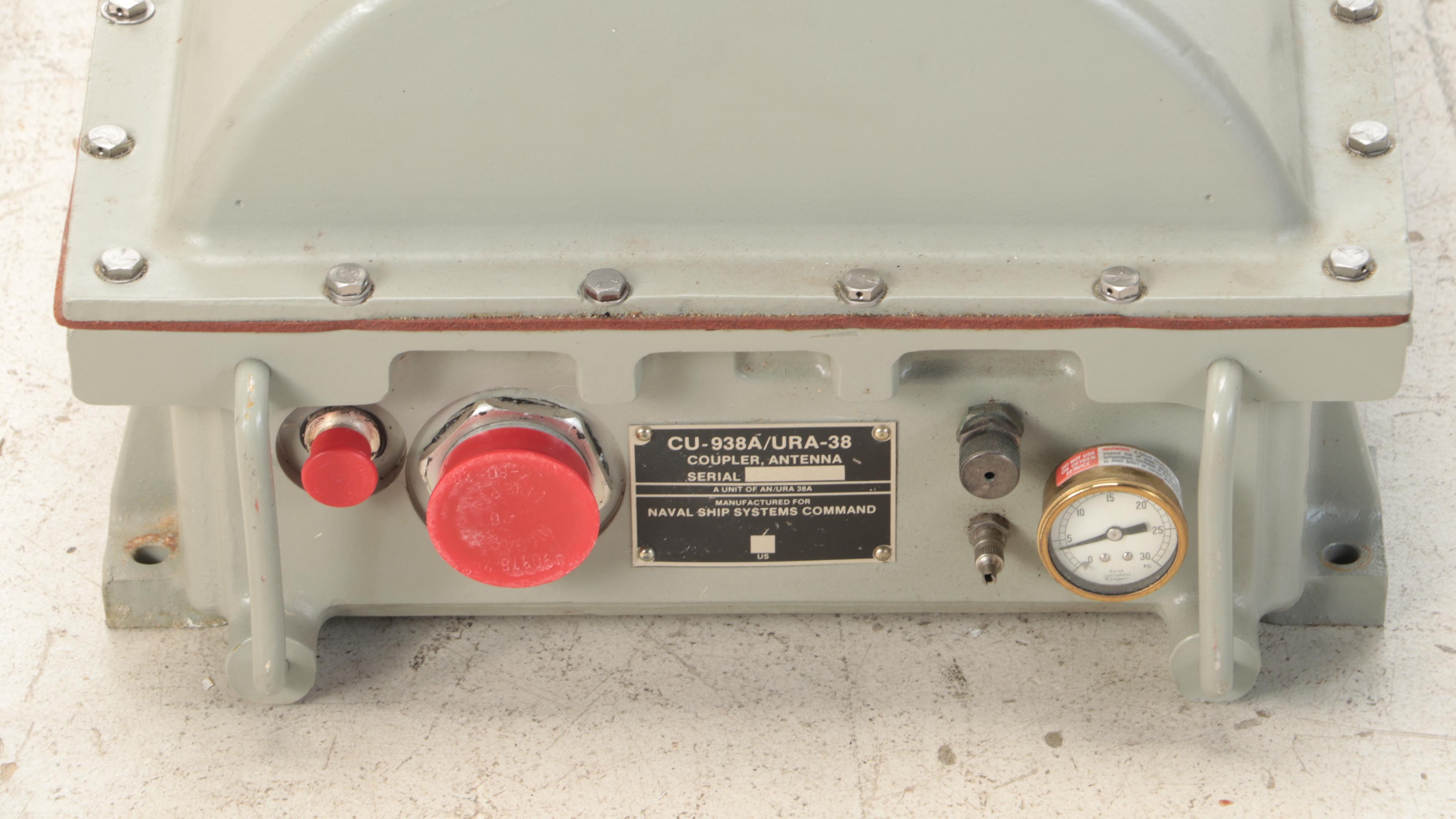 Raytheon for US Navy Antenna Control With Antenna Coupler, Mid to Late 20th C