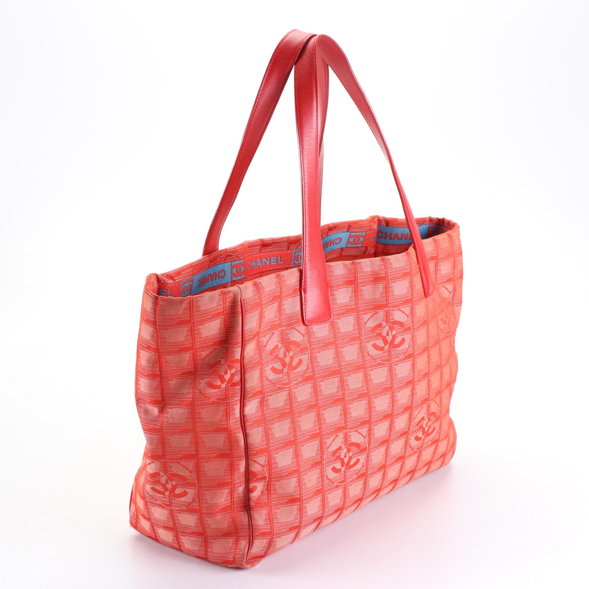 Chanel Travel Line Tote in Nylon and Leather