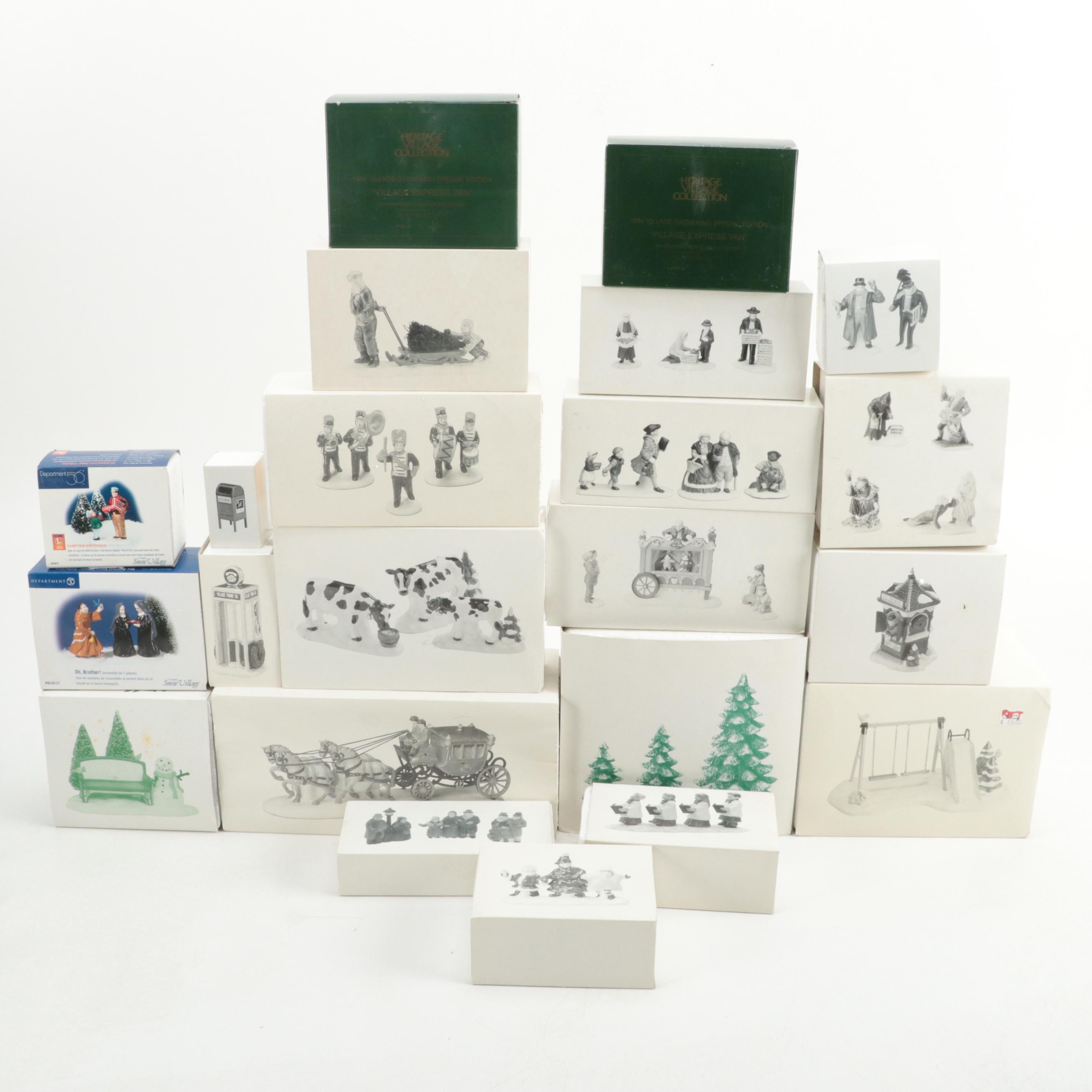 Department 56 Christmas Village Figurines and Accessories