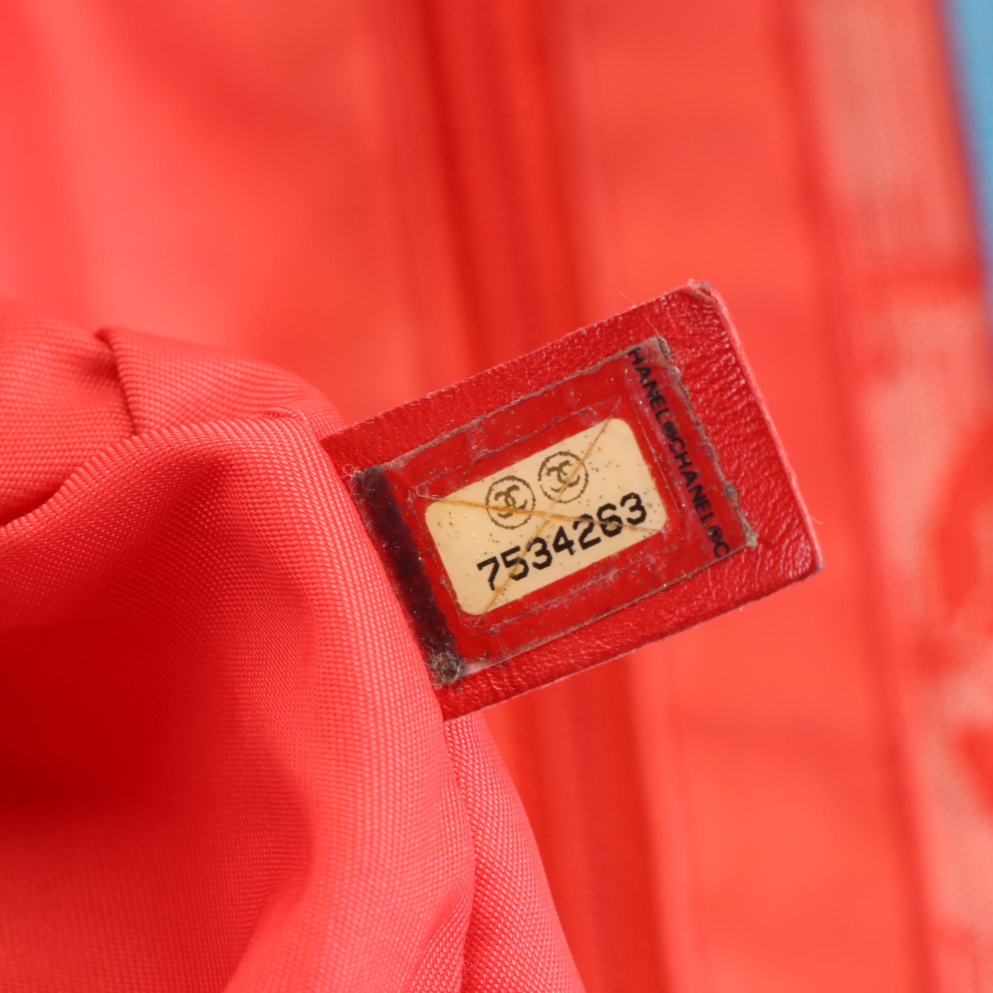 Chanel Travel Line Tote in Nylon and Leather