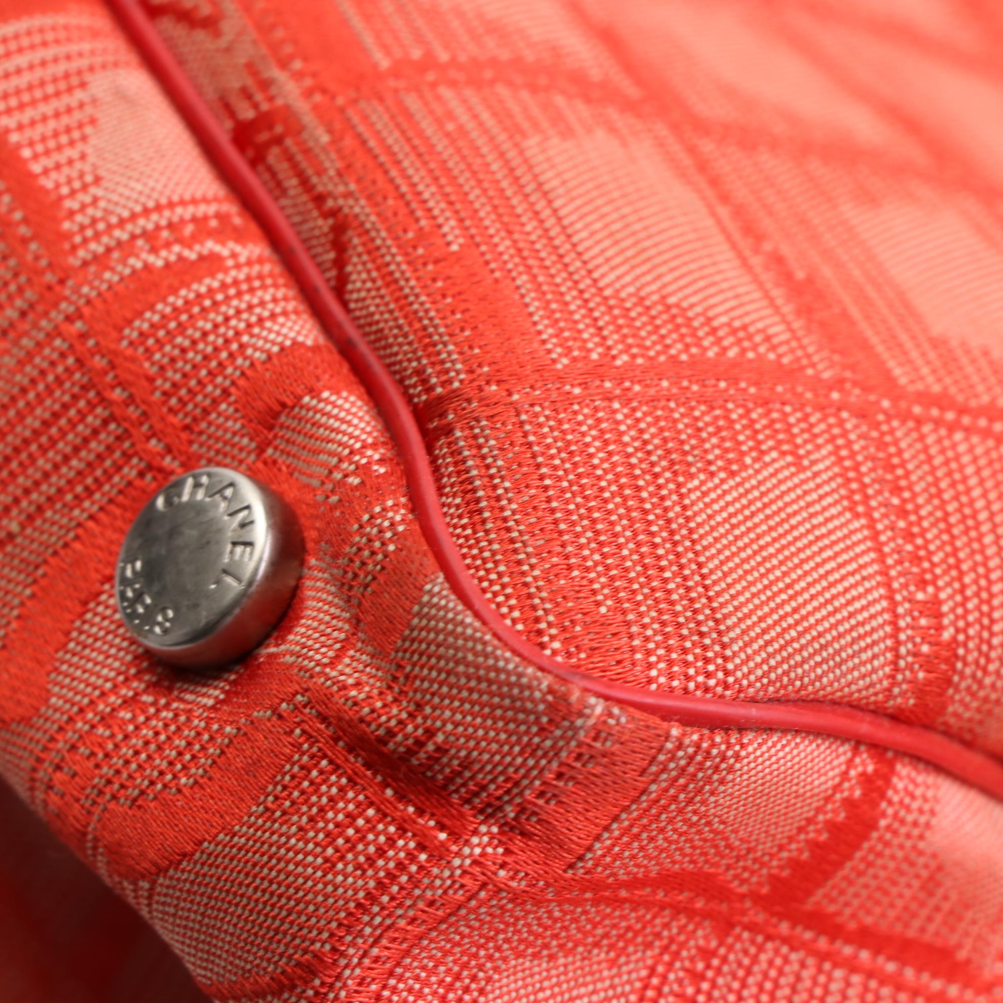 Chanel Travel Line Tote in Nylon and Leather