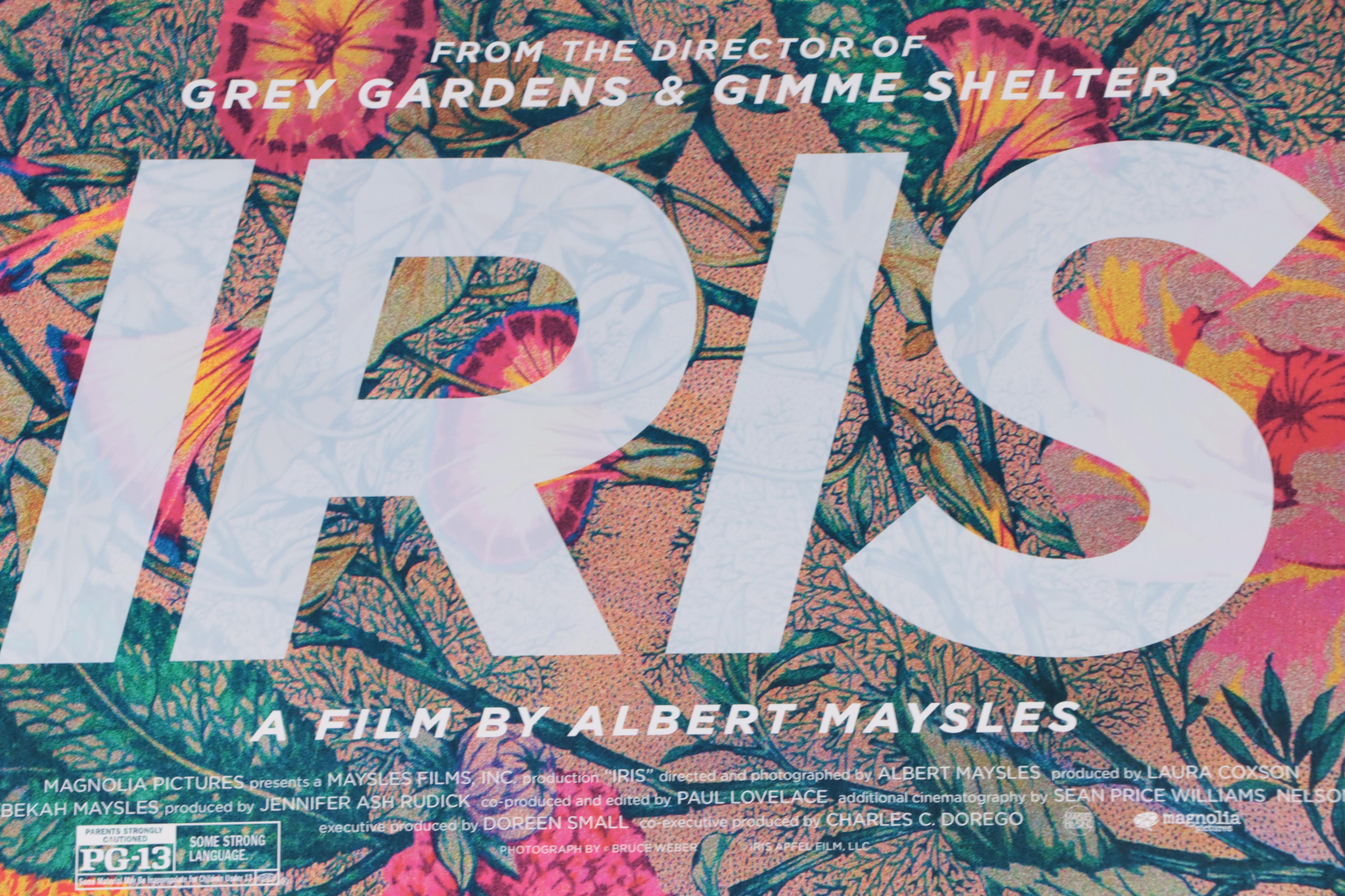 Offset Lithograph of Film Poster "Iris"