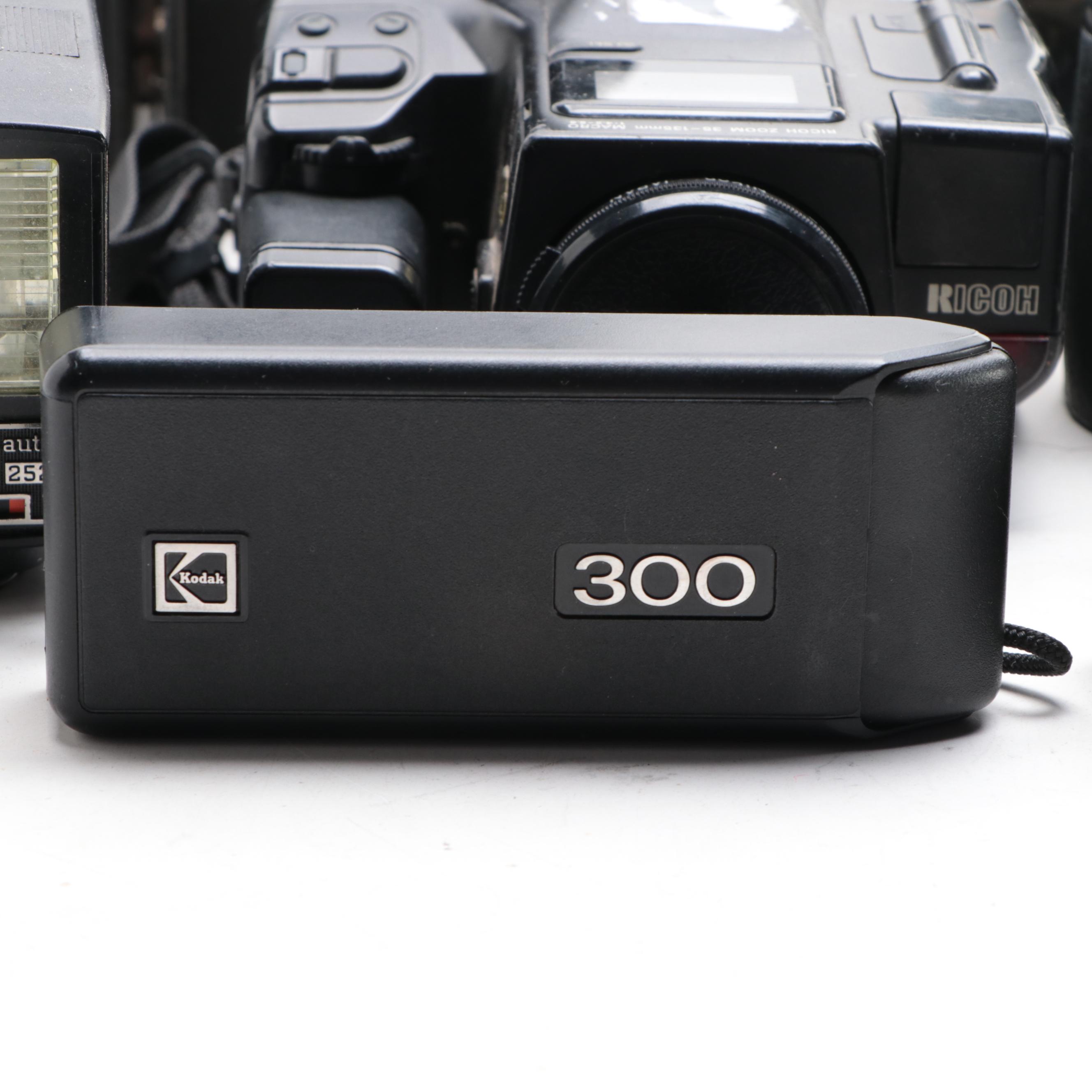 Kodak, Canon, Pentax, Ansco with Other Cameras and Accessories