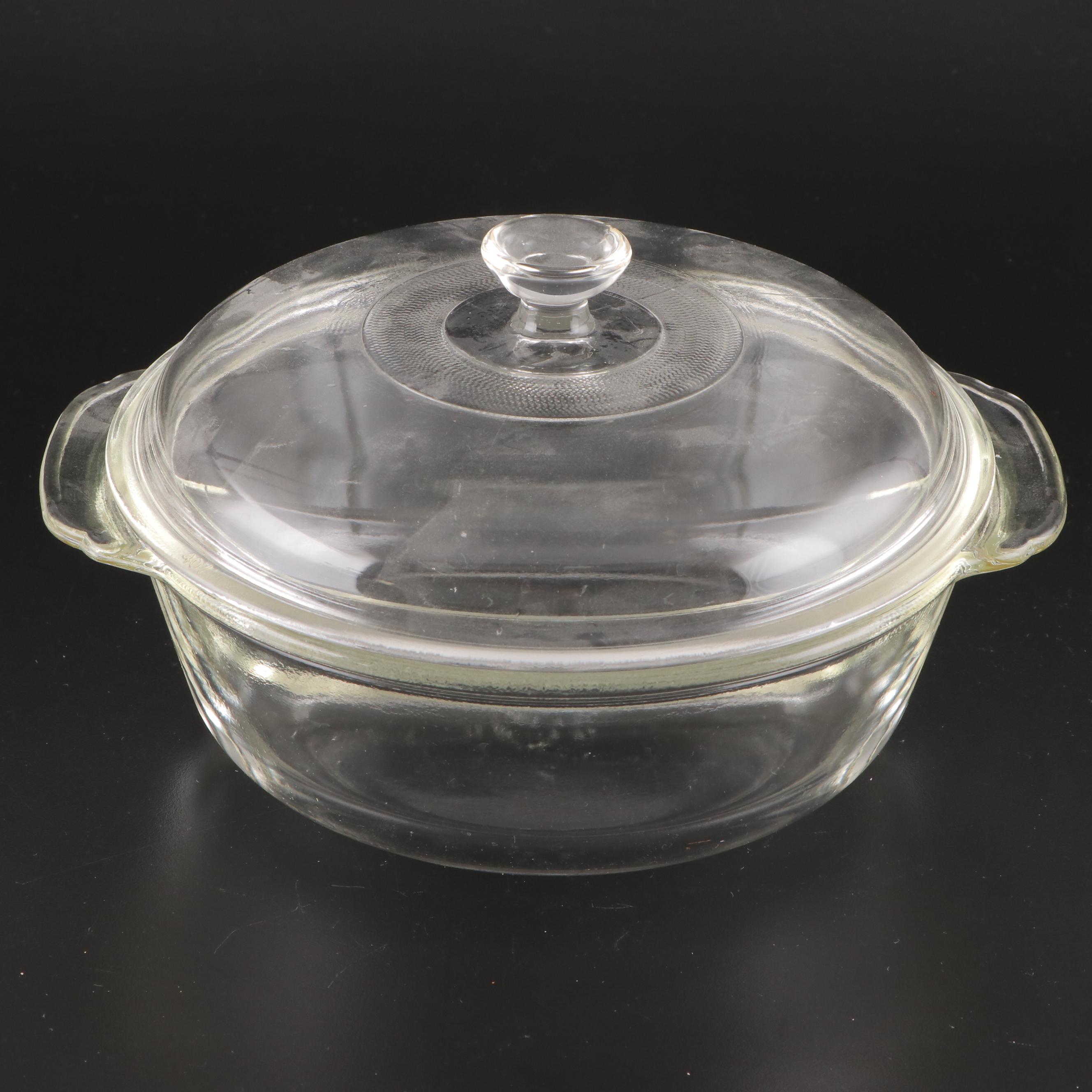 Pyrex "Golden Hearts" Casserole with Carafe and Casserole with Stands