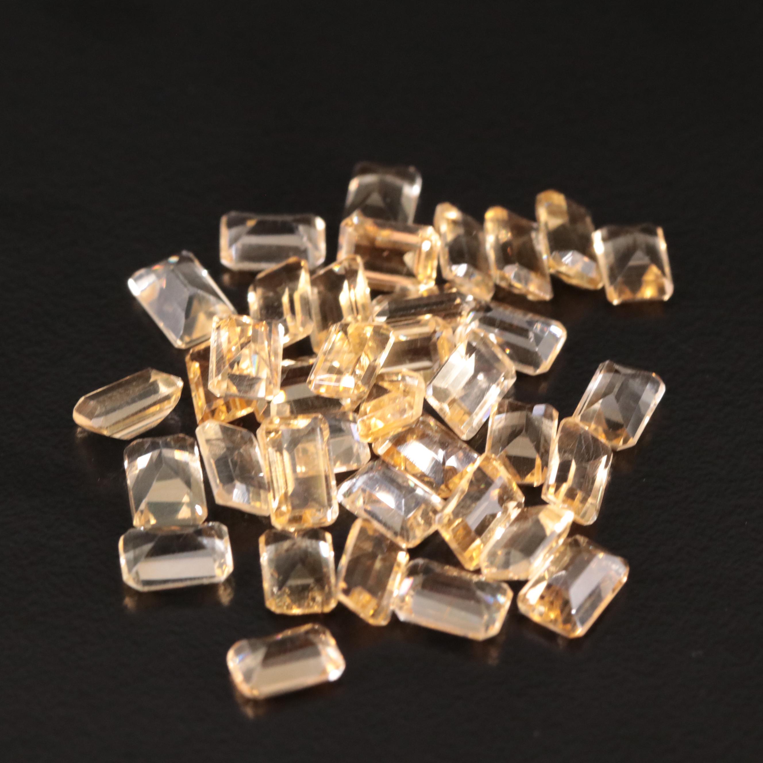 Loose 20.50 CTW Citrine Lot