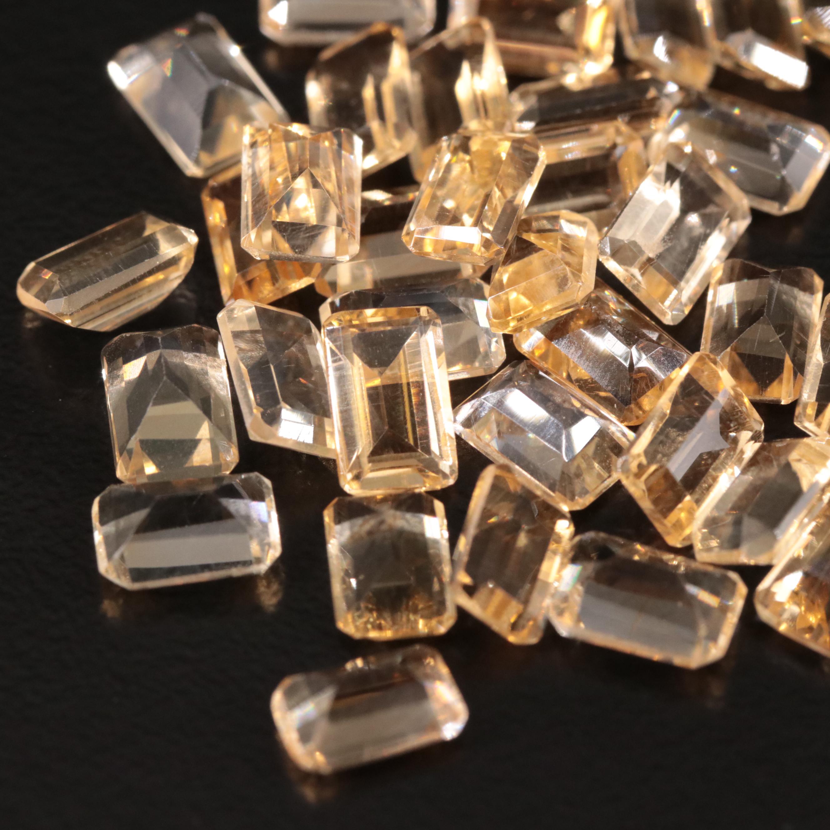 Loose 20.50 CTW Citrine Lot