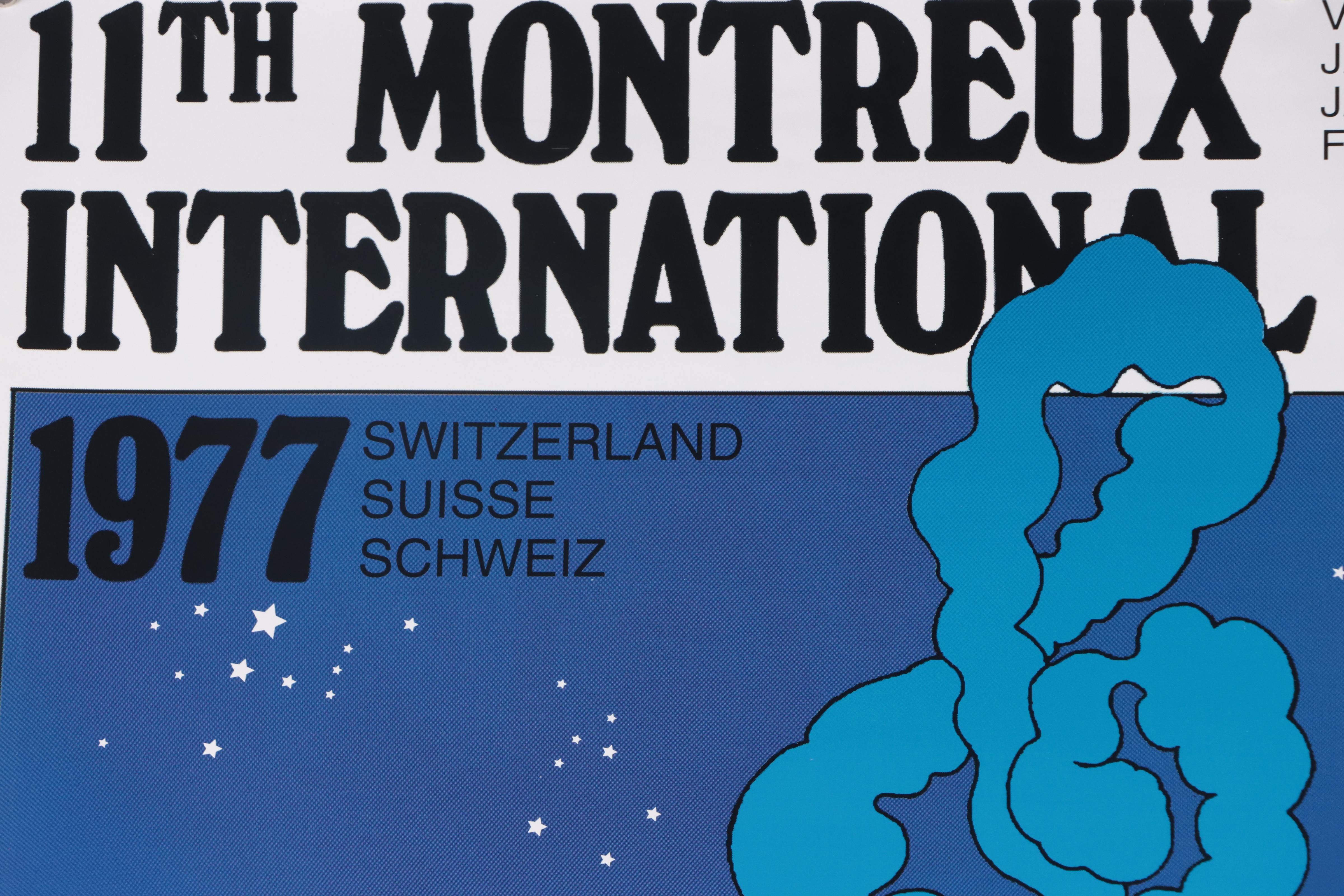 Halftone Poster After Milton Glaser "11th Montreux International Jazz Festival"
