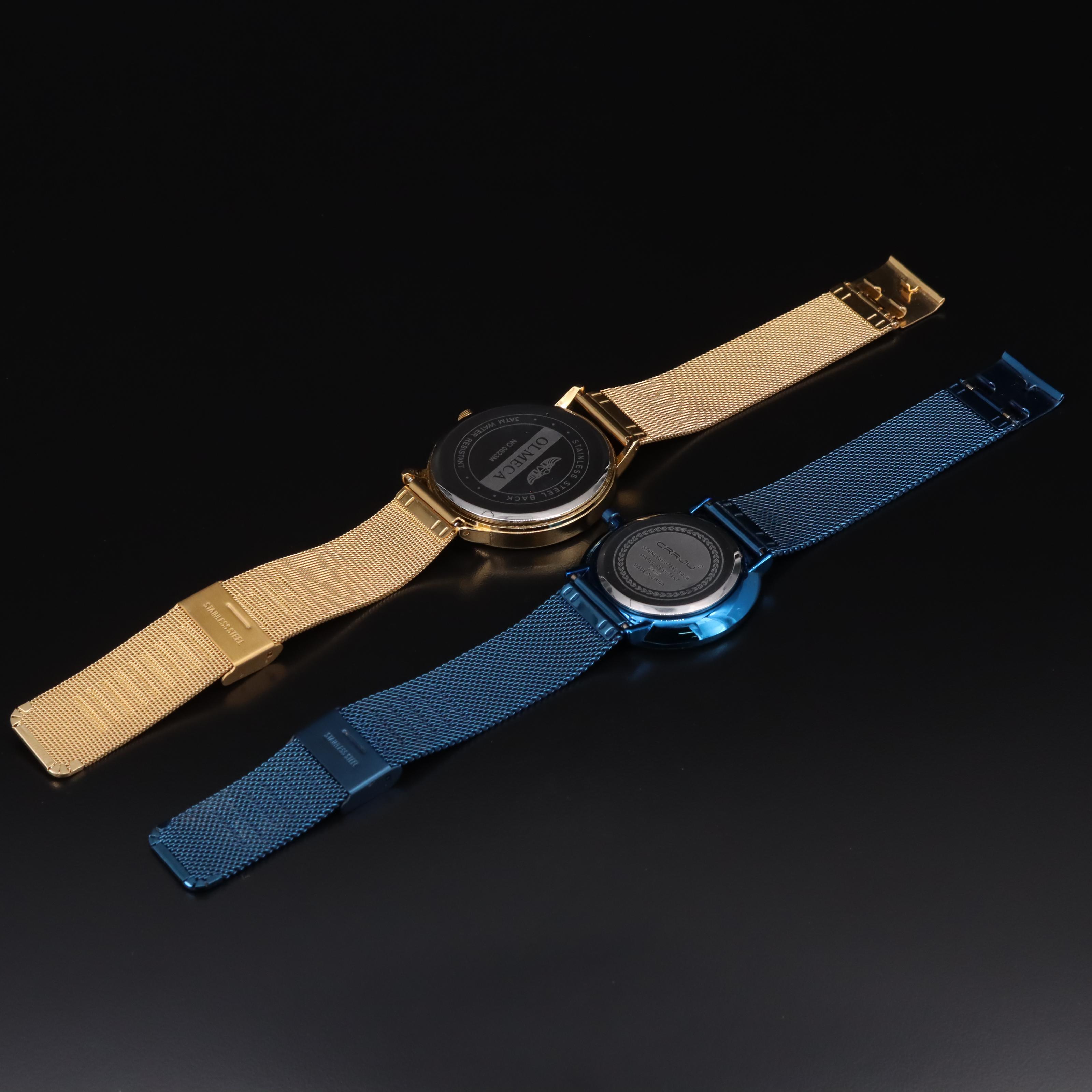 Olmeca and CRRJU Quartz Watches