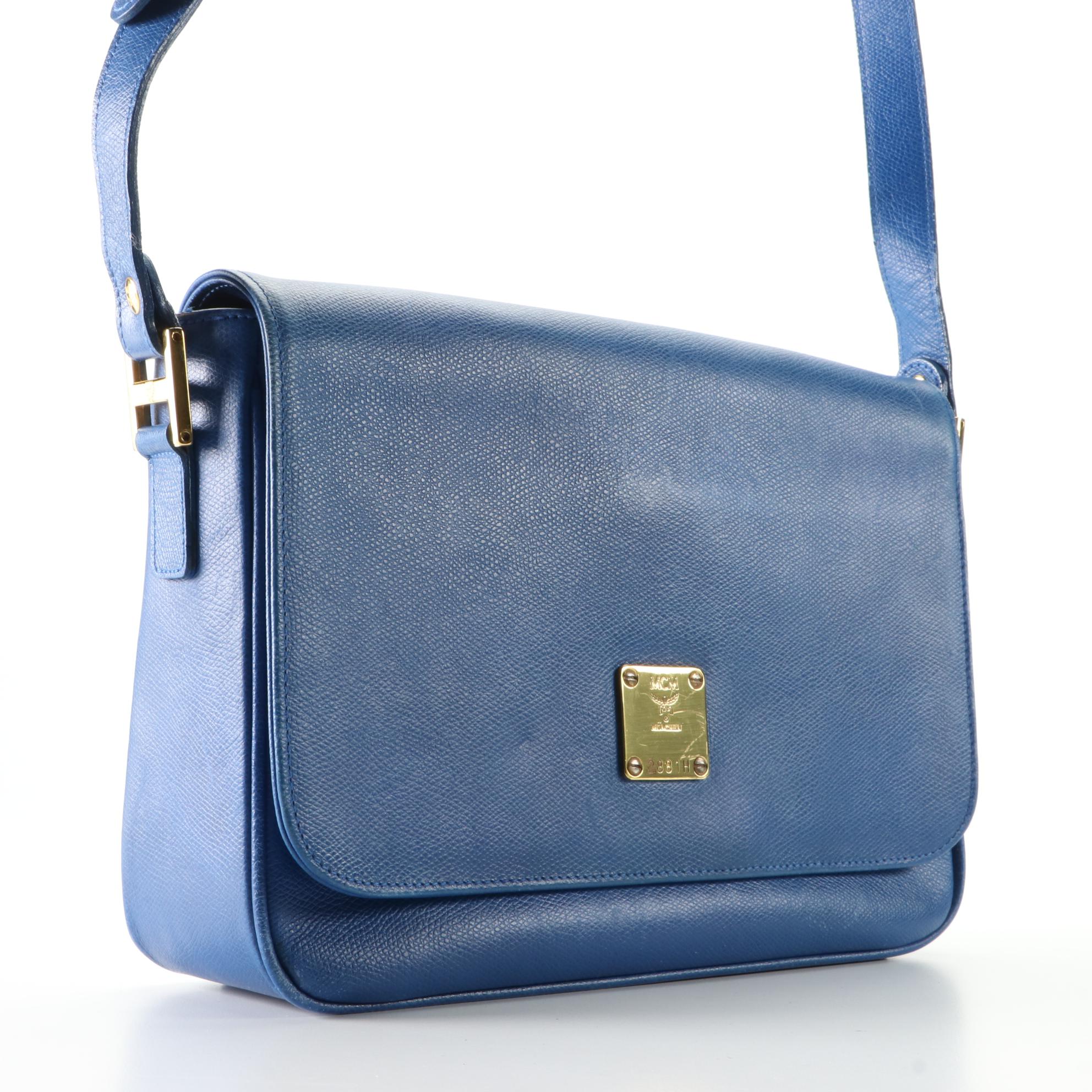 MCM Nature Collection Crossbody Bag in Grained Leather