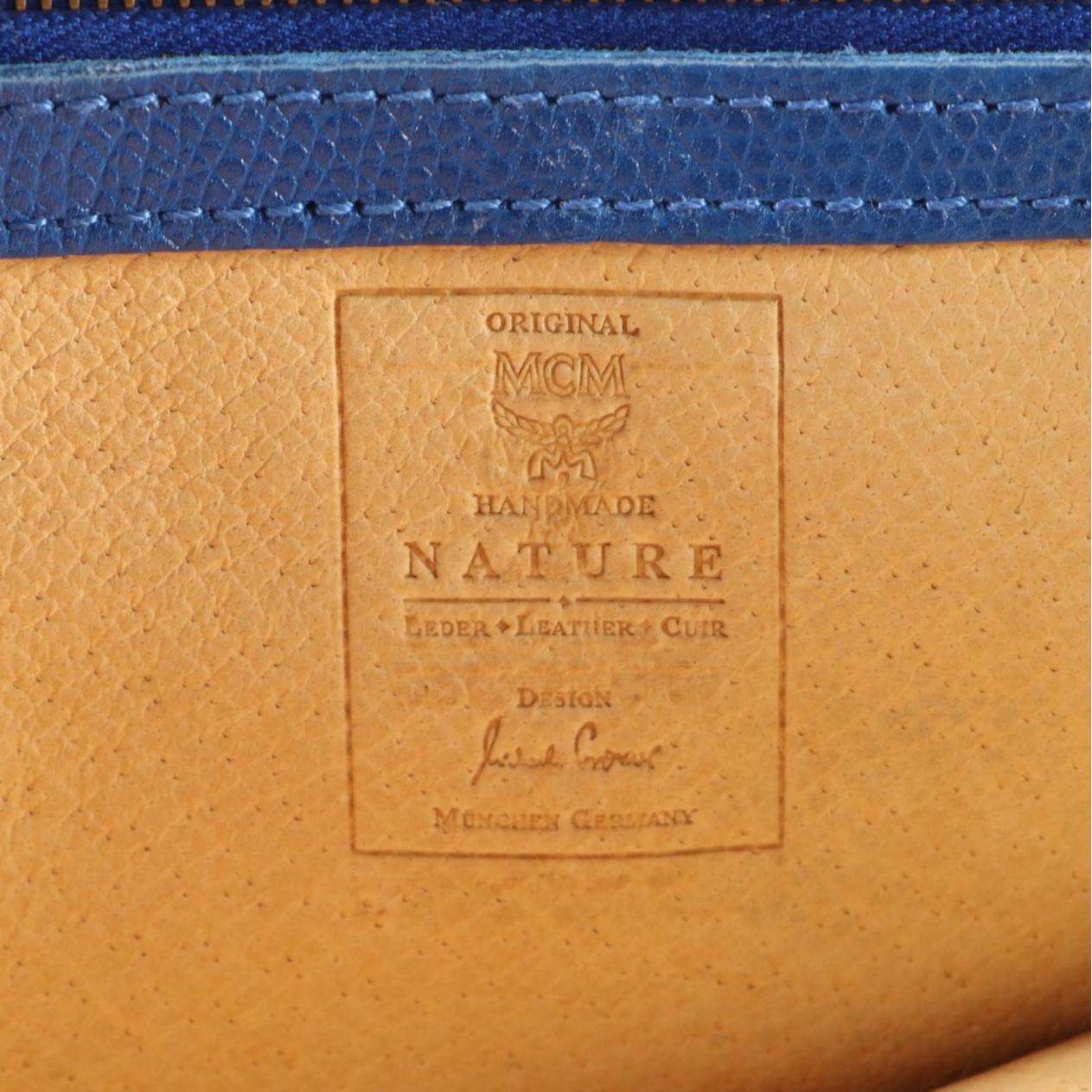 MCM Nature Collection Crossbody Bag in Grained Leather