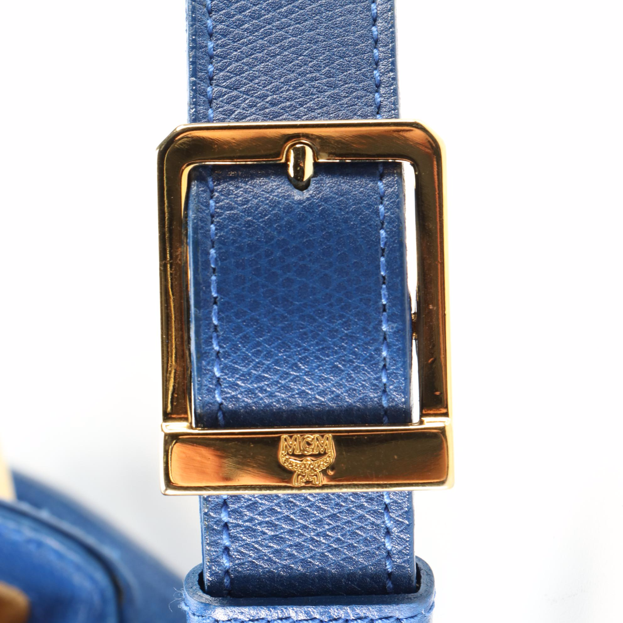 MCM Nature Collection Crossbody Bag in Grained Leather