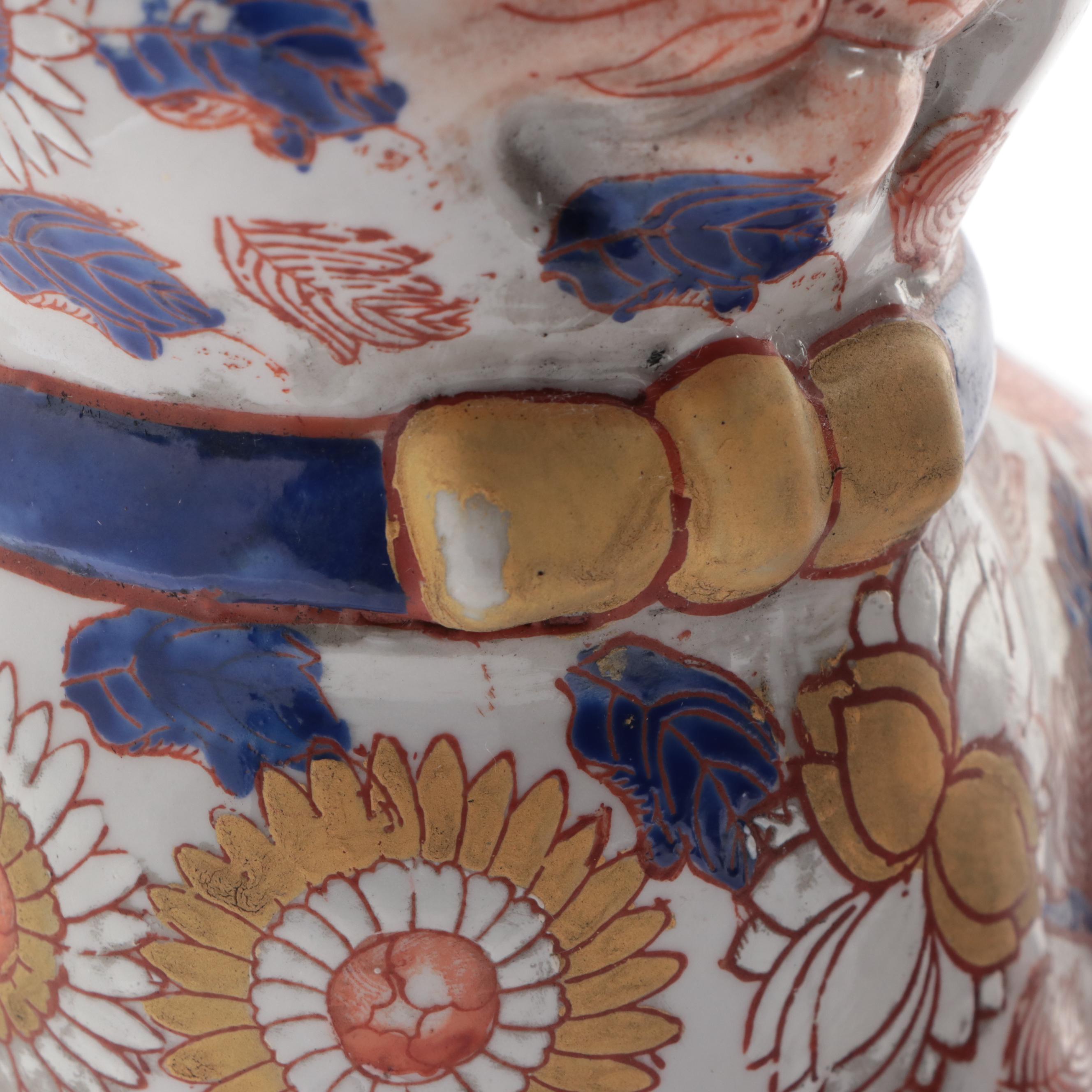 Japanese Porcelain Imari Cat Figurines