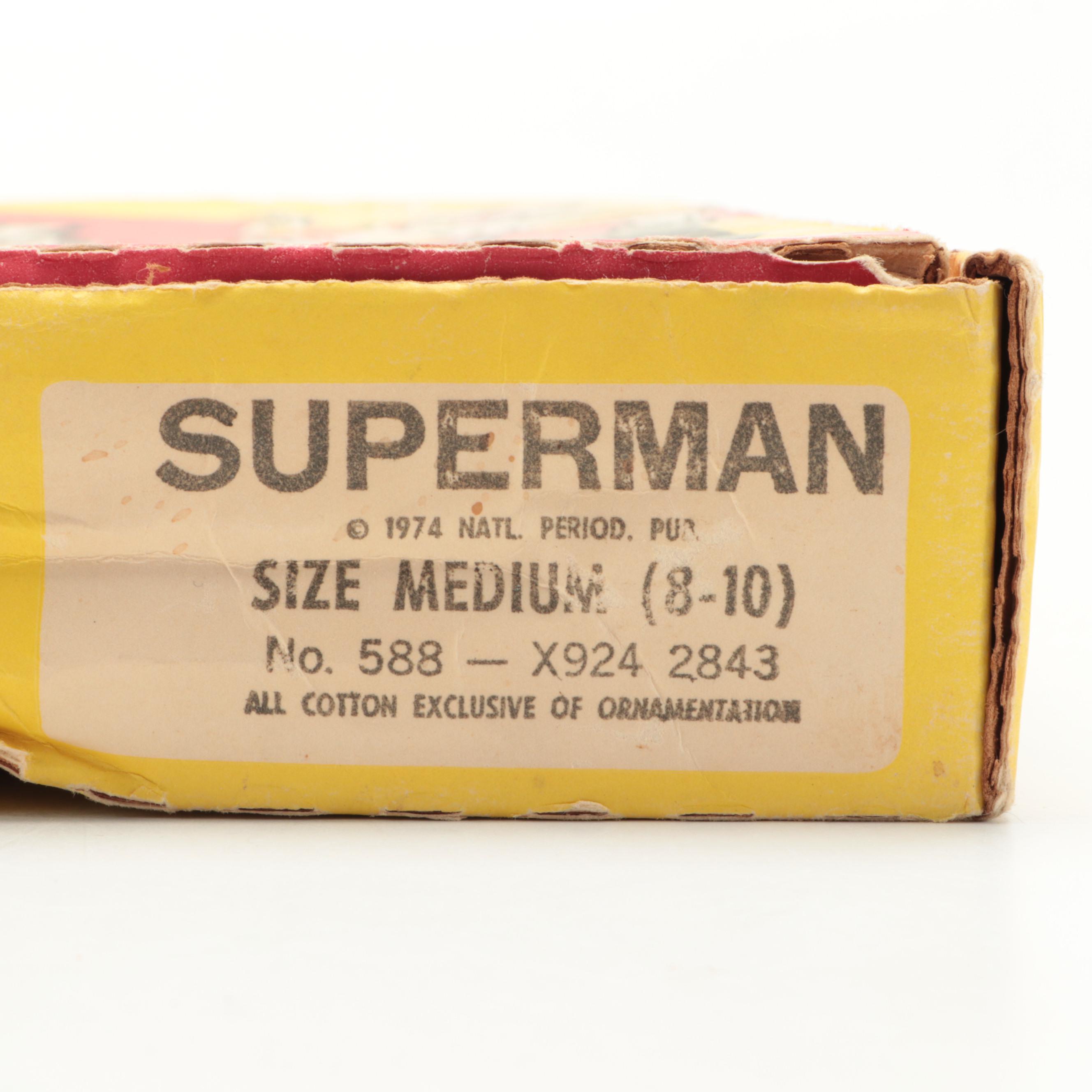 Ben Cooper, Child's "Superman" Costume Play Suit, 1975