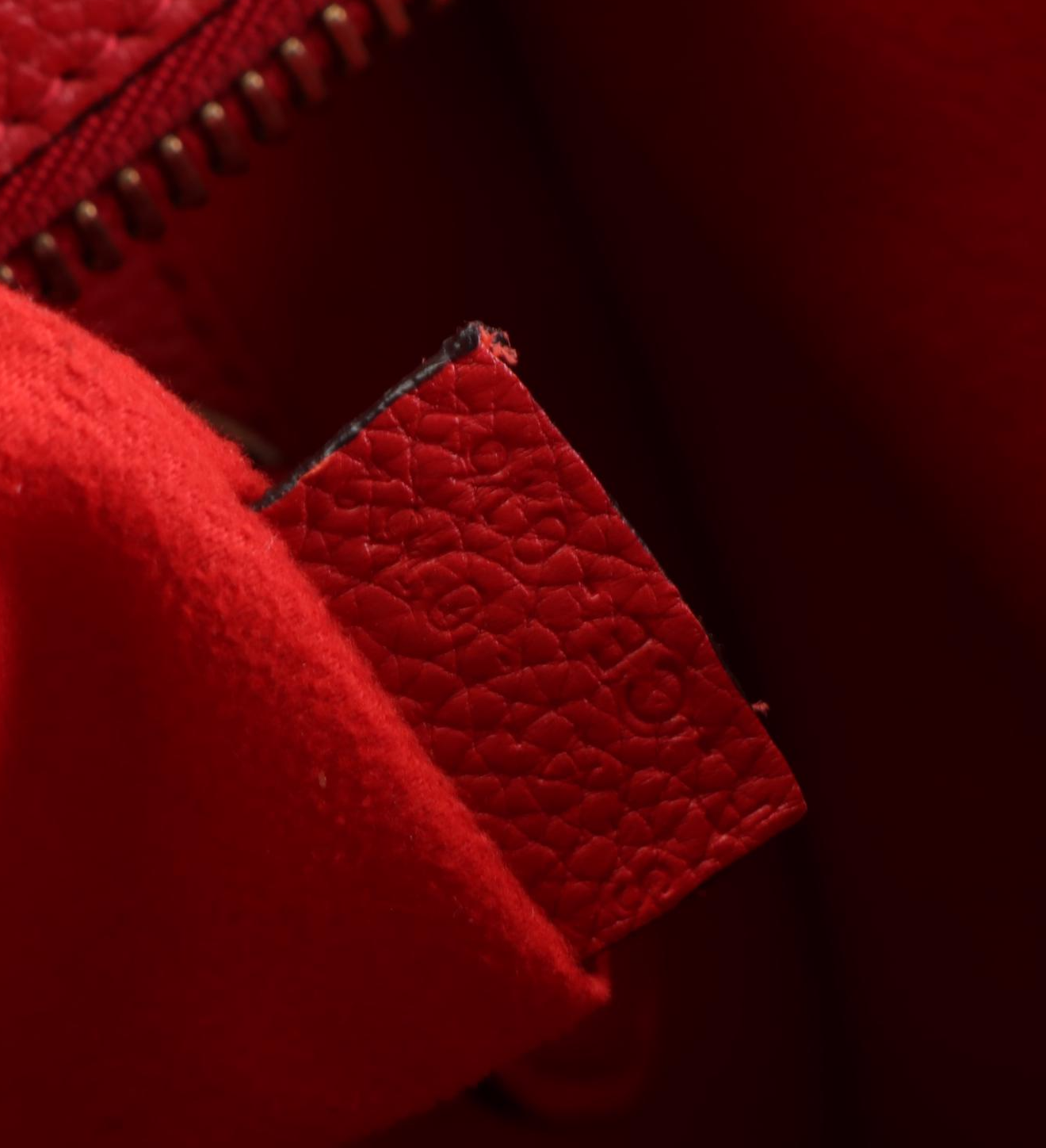 Céline Micro Luggage Tote in Bullhide Calf Leather