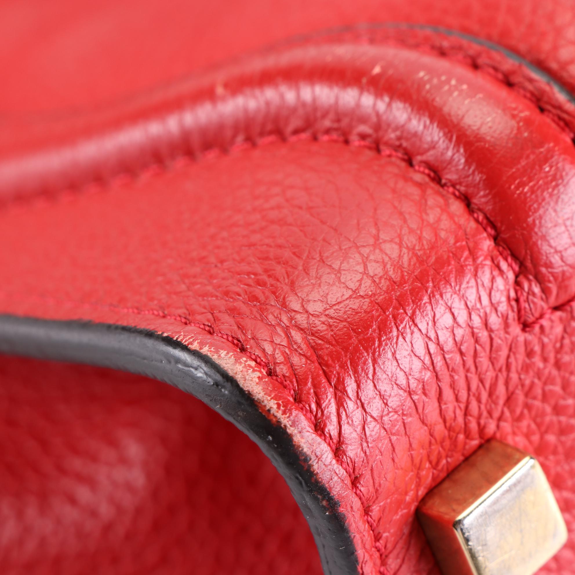 Céline Micro Luggage Tote in Bullhide Calf Leather