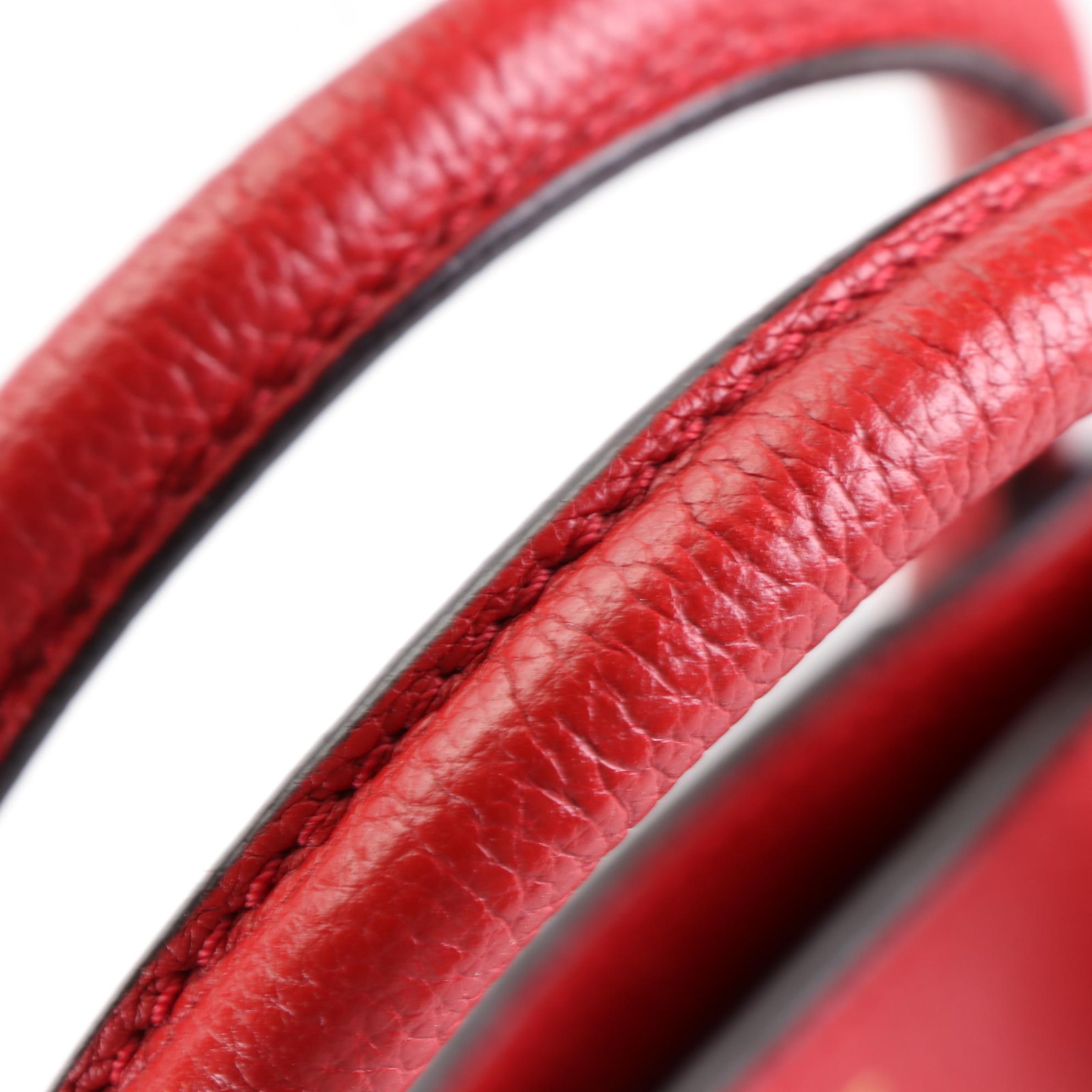 Céline Micro Luggage Tote in Bullhide Calf Leather