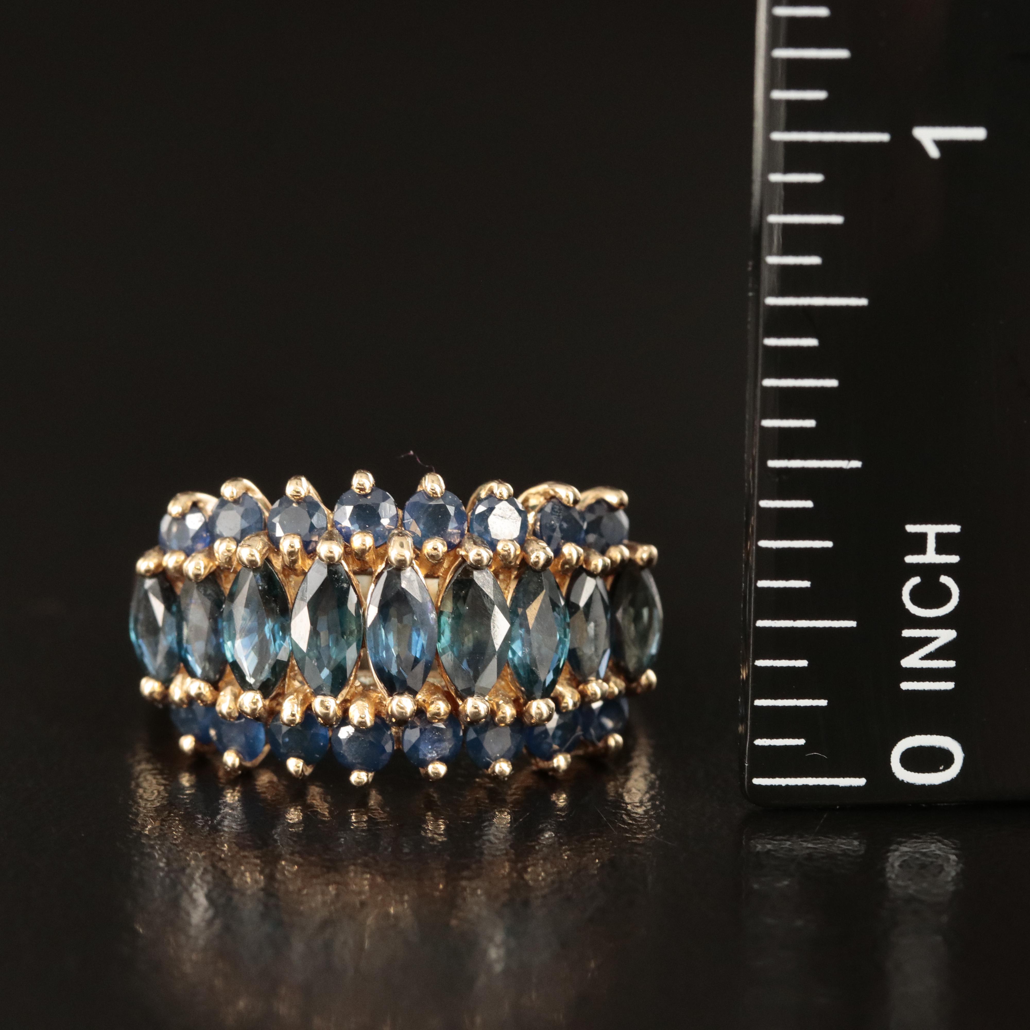 14K Sapphire Ring