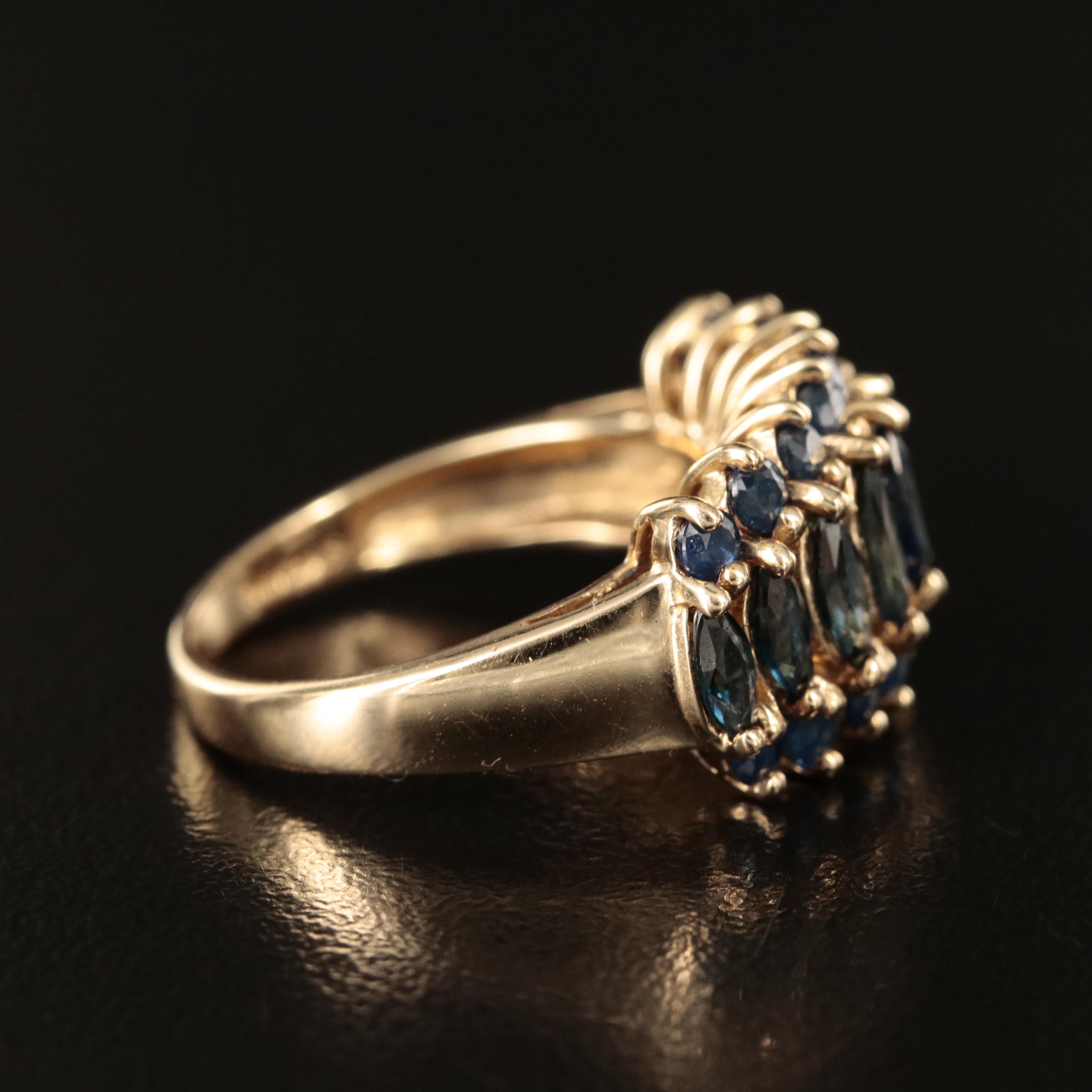 14K Sapphire Ring