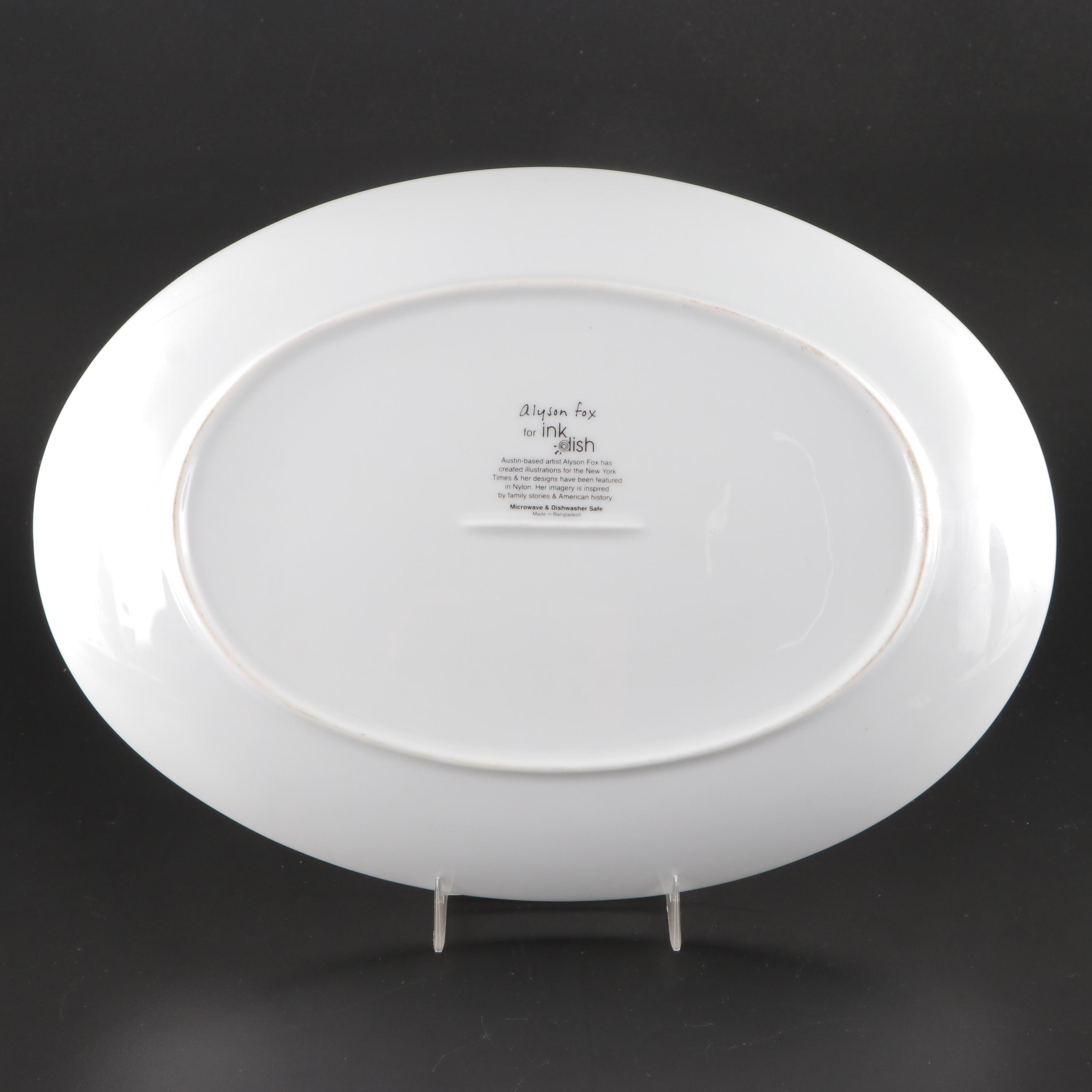 Alyson Fox for Ink Dish "Tug" and "May" Dinnerware and Serveware