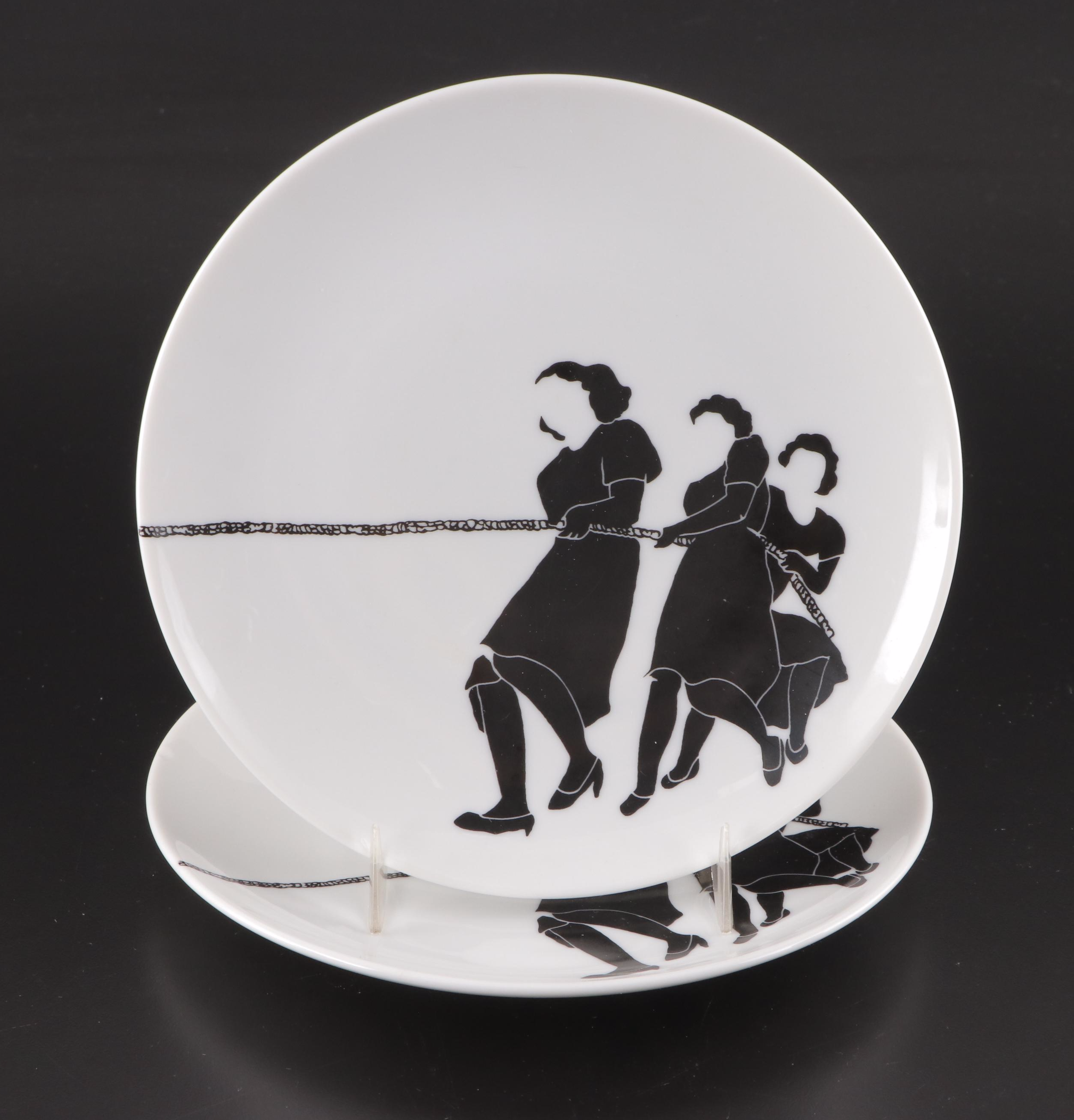 Alyson Fox for Ink Dish "Tug" and "May" Dinnerware and Serveware