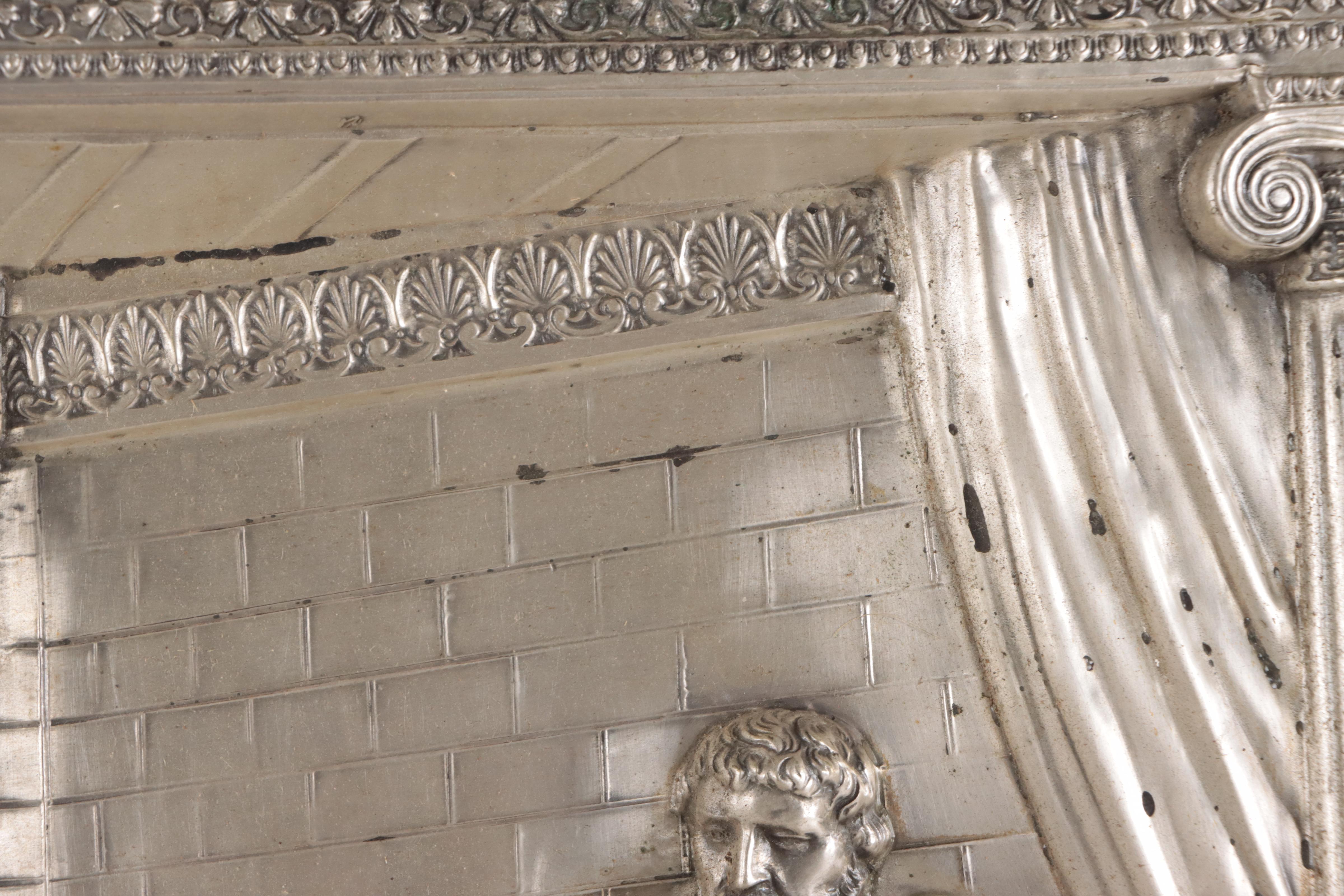 Metal Plated Relief Panel After "The Last Supper," Late 20th Century