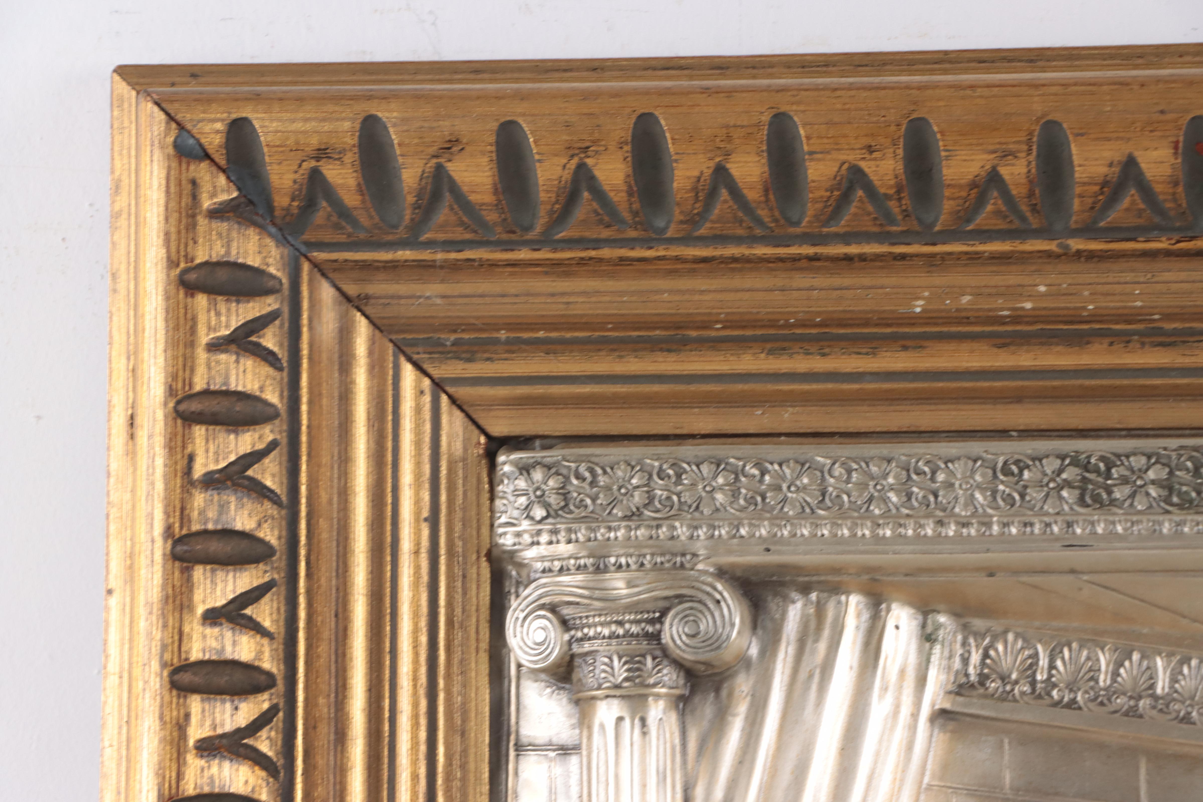 Metal Plated Relief Panel After "The Last Supper," Late 20th Century