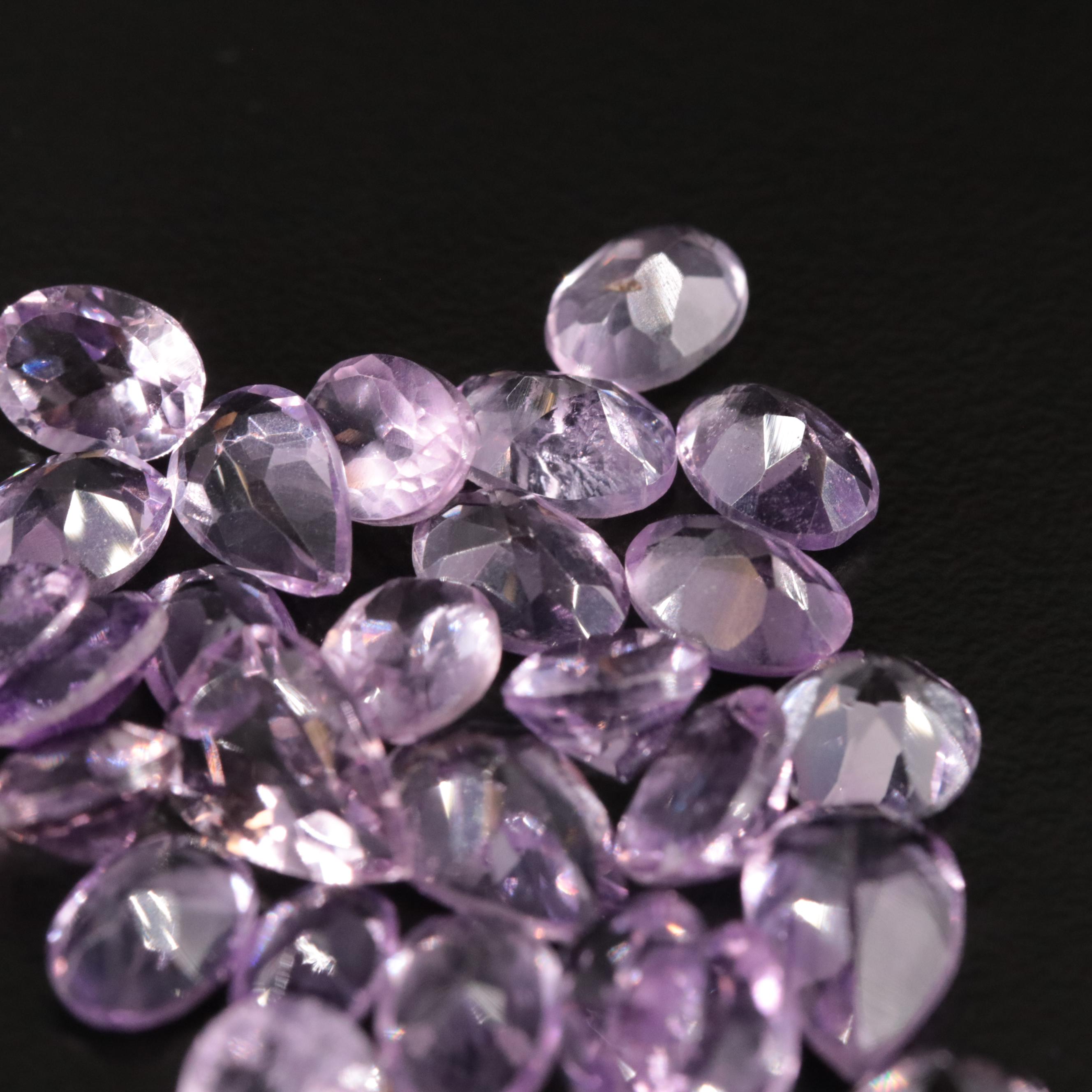 Loose 21.45 CTW Amethyst Lot