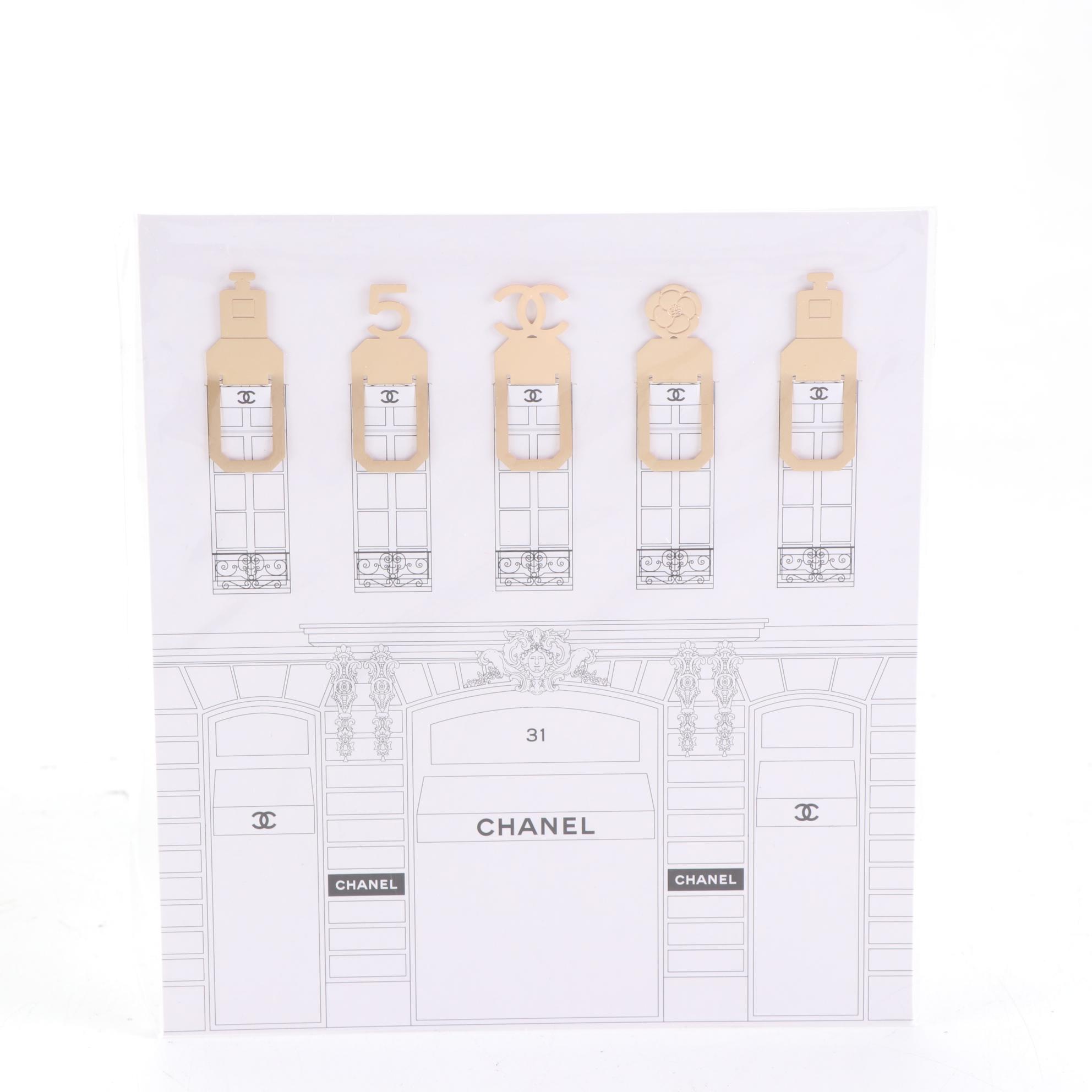 Chanel Parfums Paperclip Bookmarks