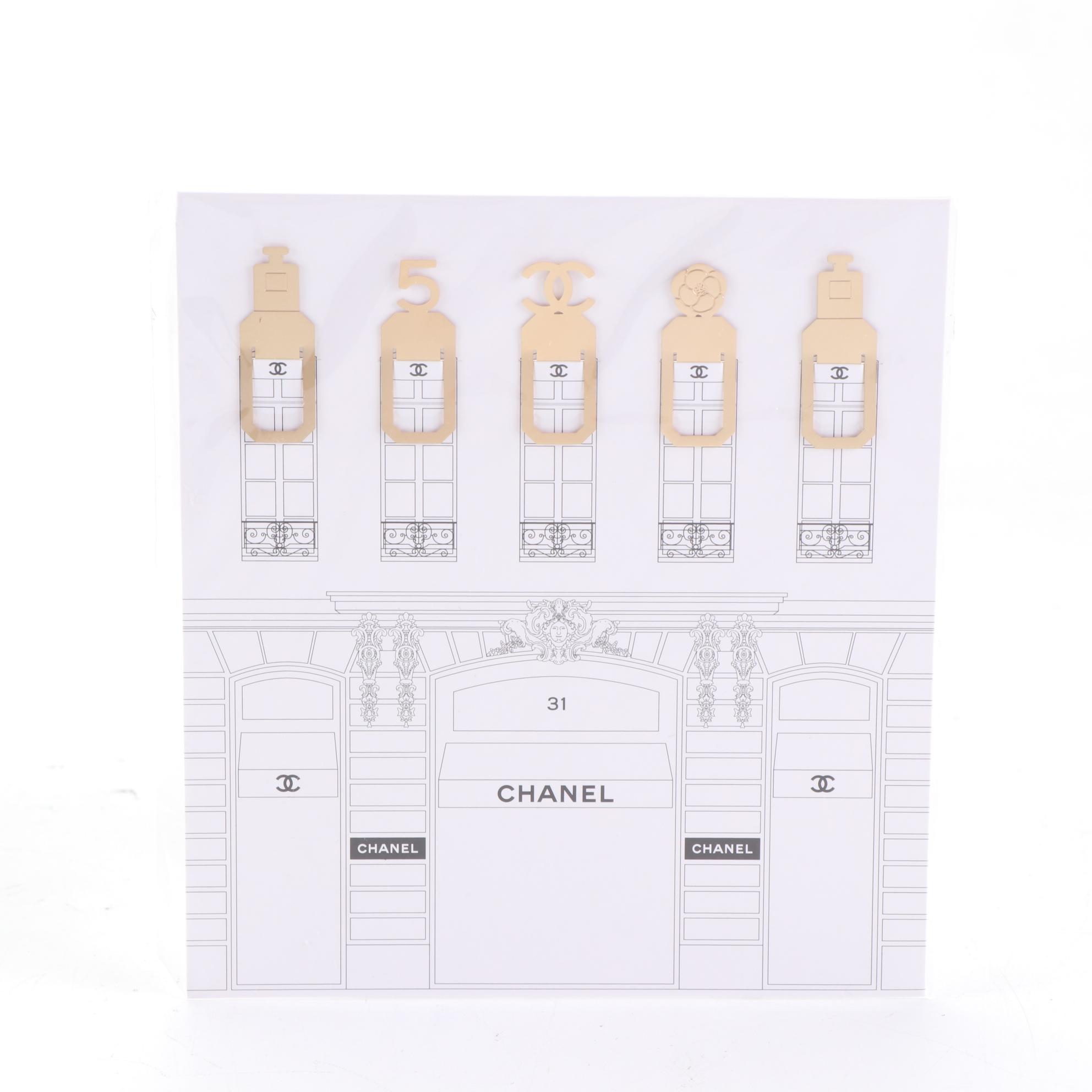 Chanel Parfums Paperclip Bookmarks