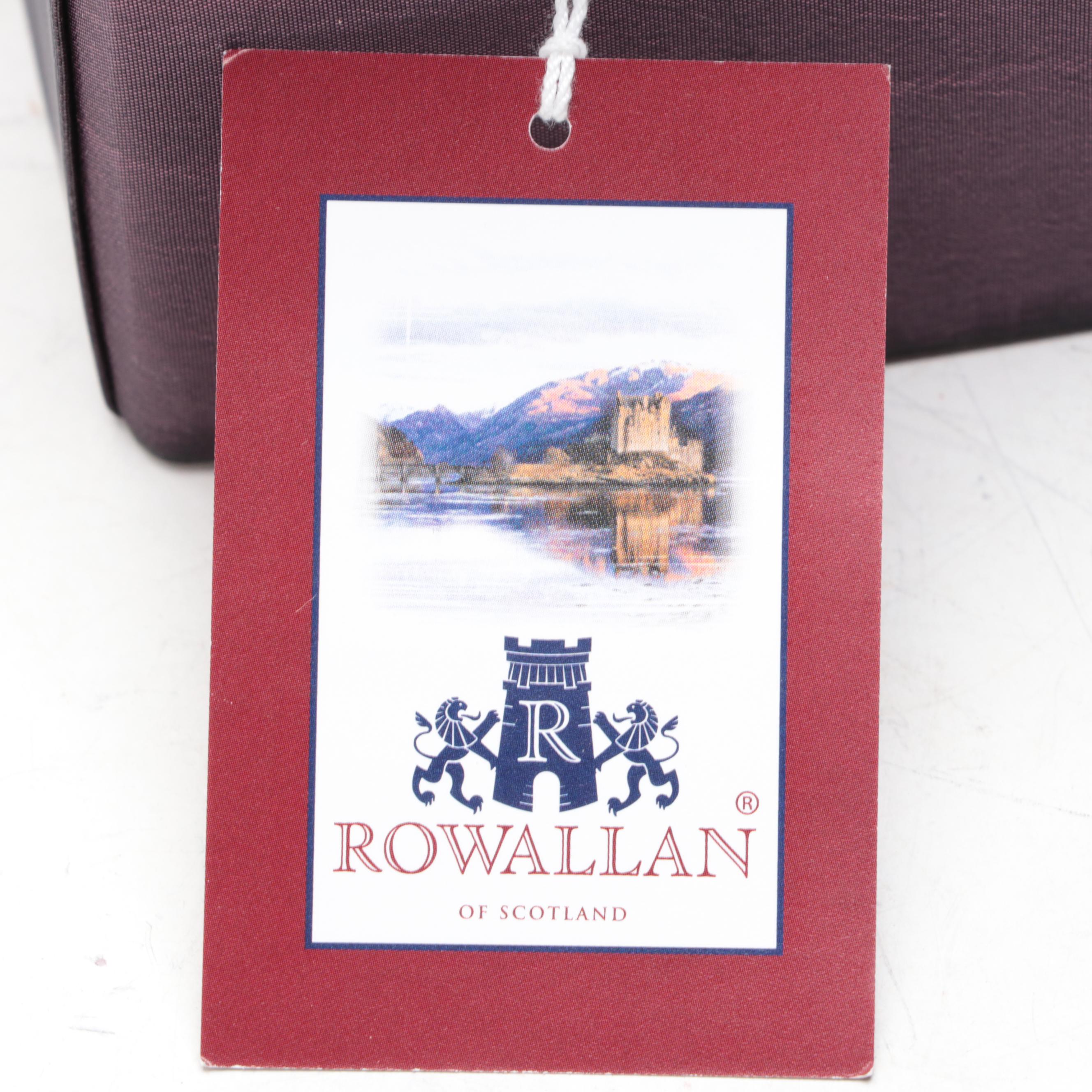 Rowallan Eggplant Faux Silk Upholstered Jewelry Boxes