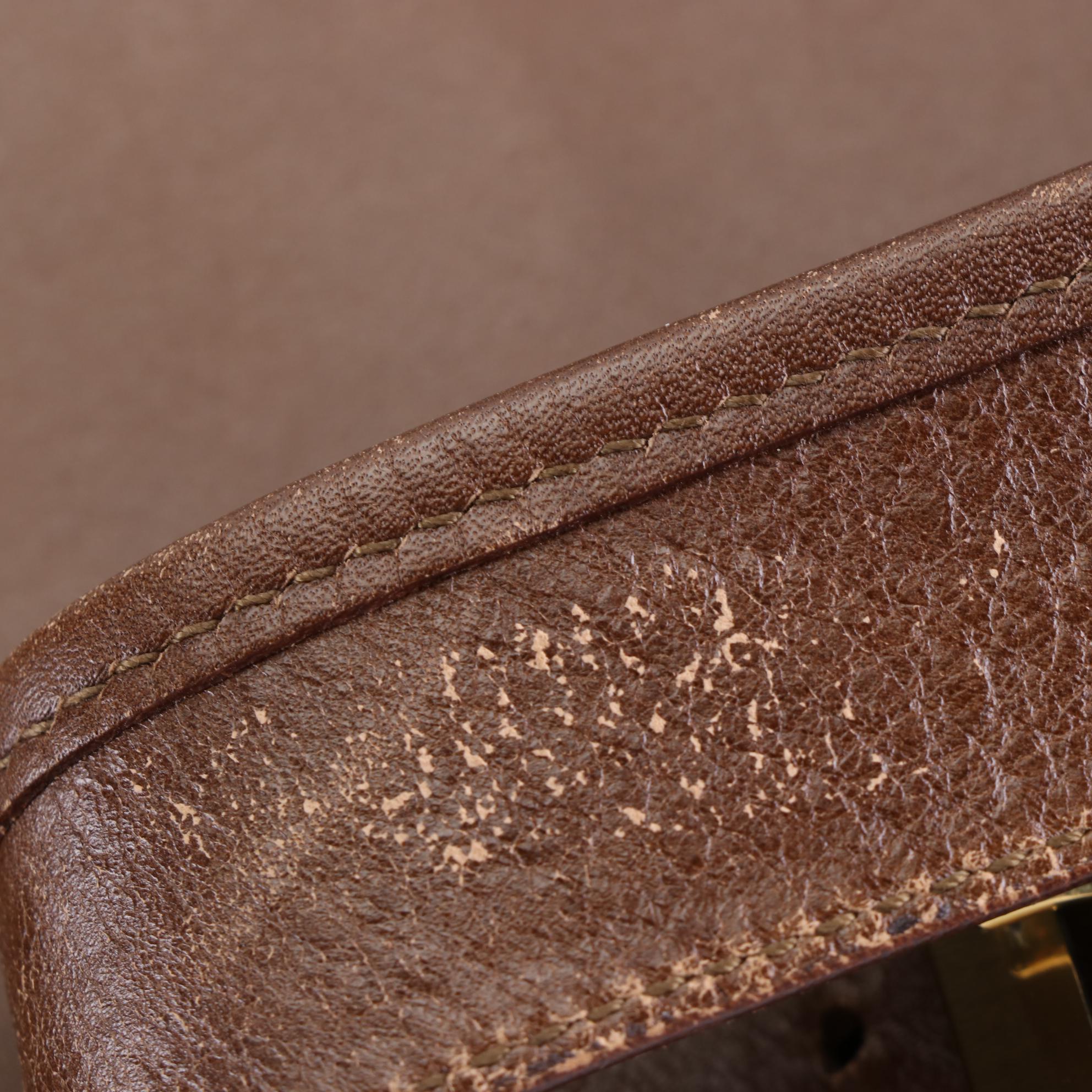 Gucci Saddle Bag in Brown Leather